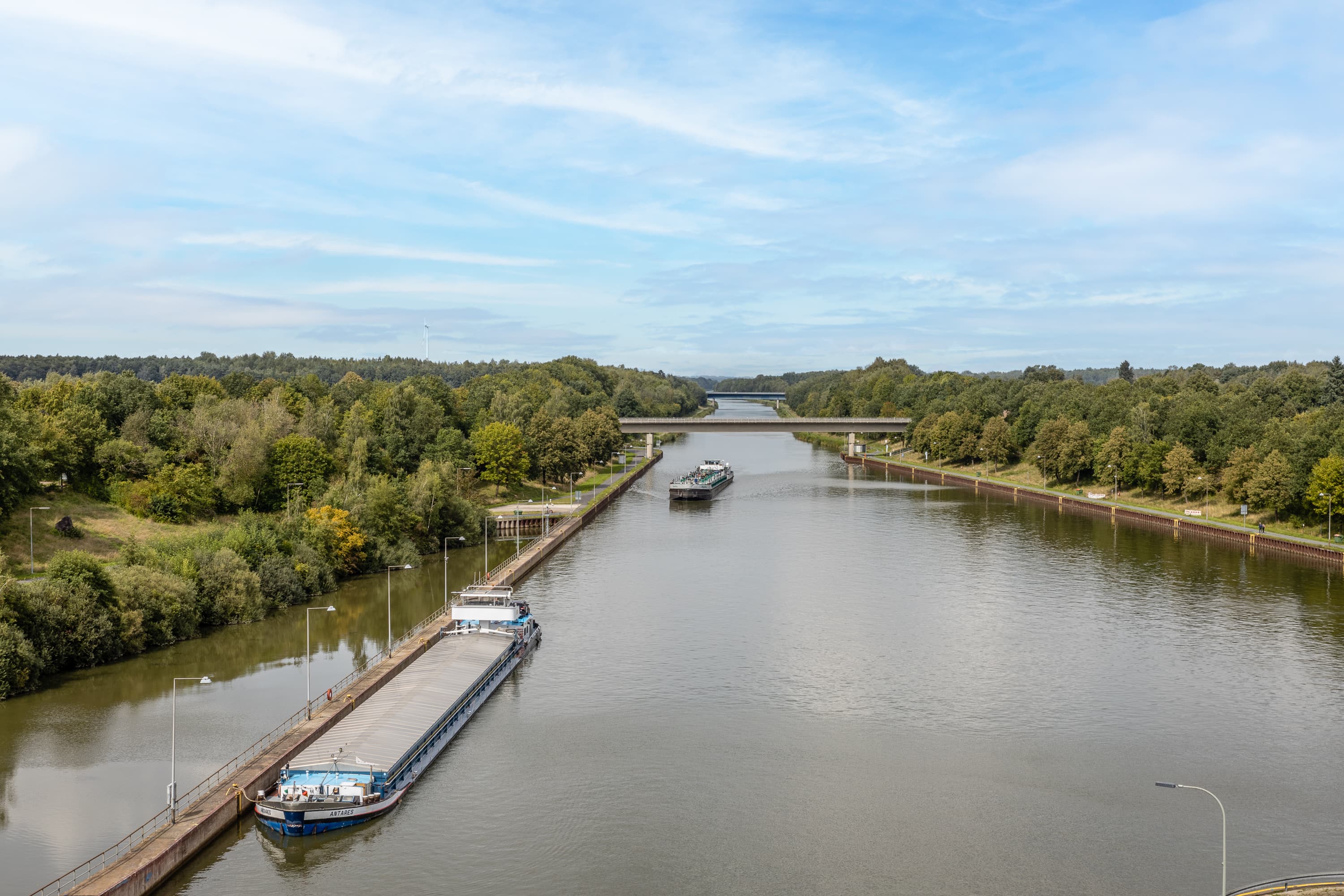 Ein weiter Blick über den Elbeseitenkanal