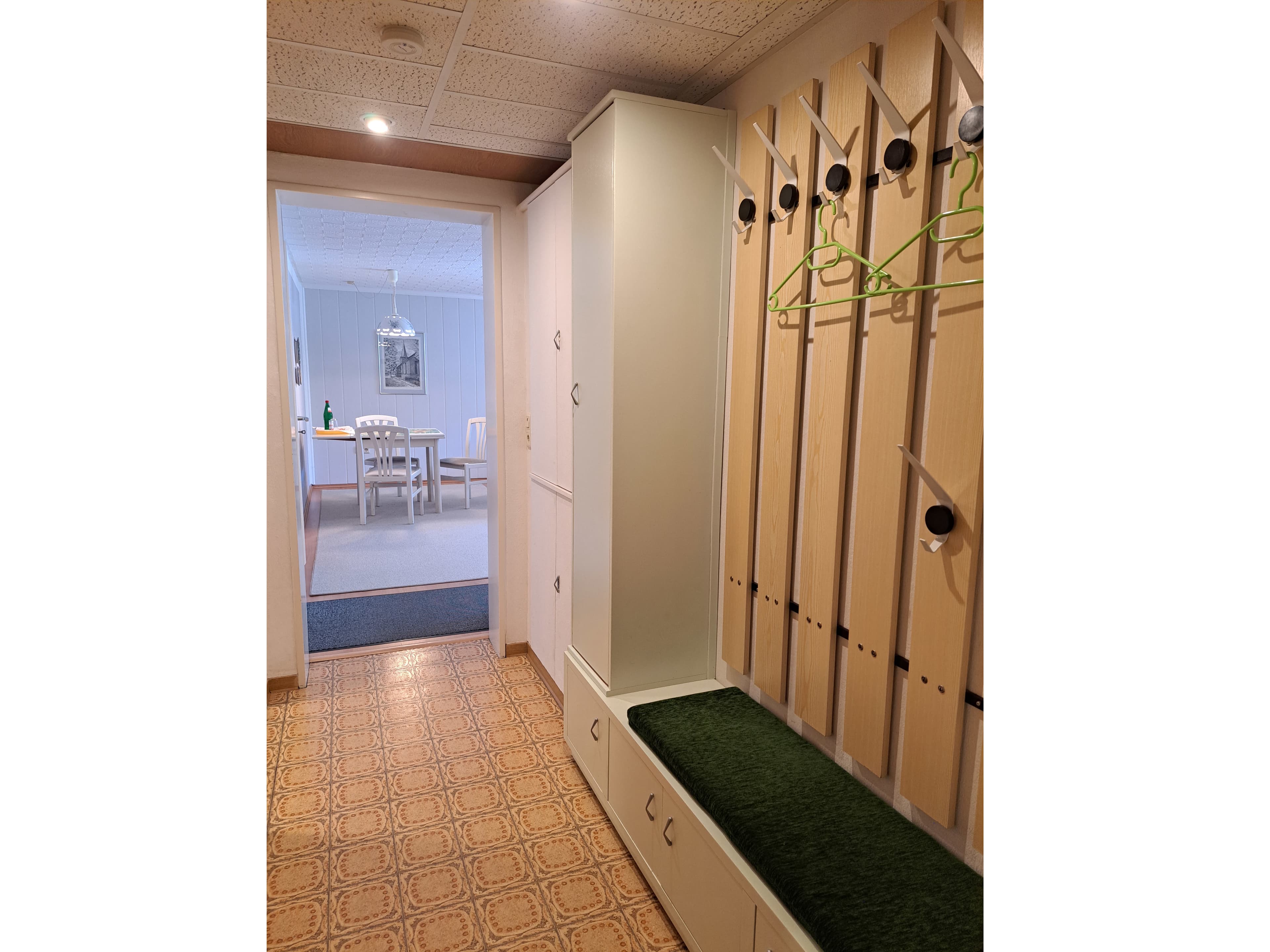 Garderobe in der Ferienwohnung Lüneburger Heide