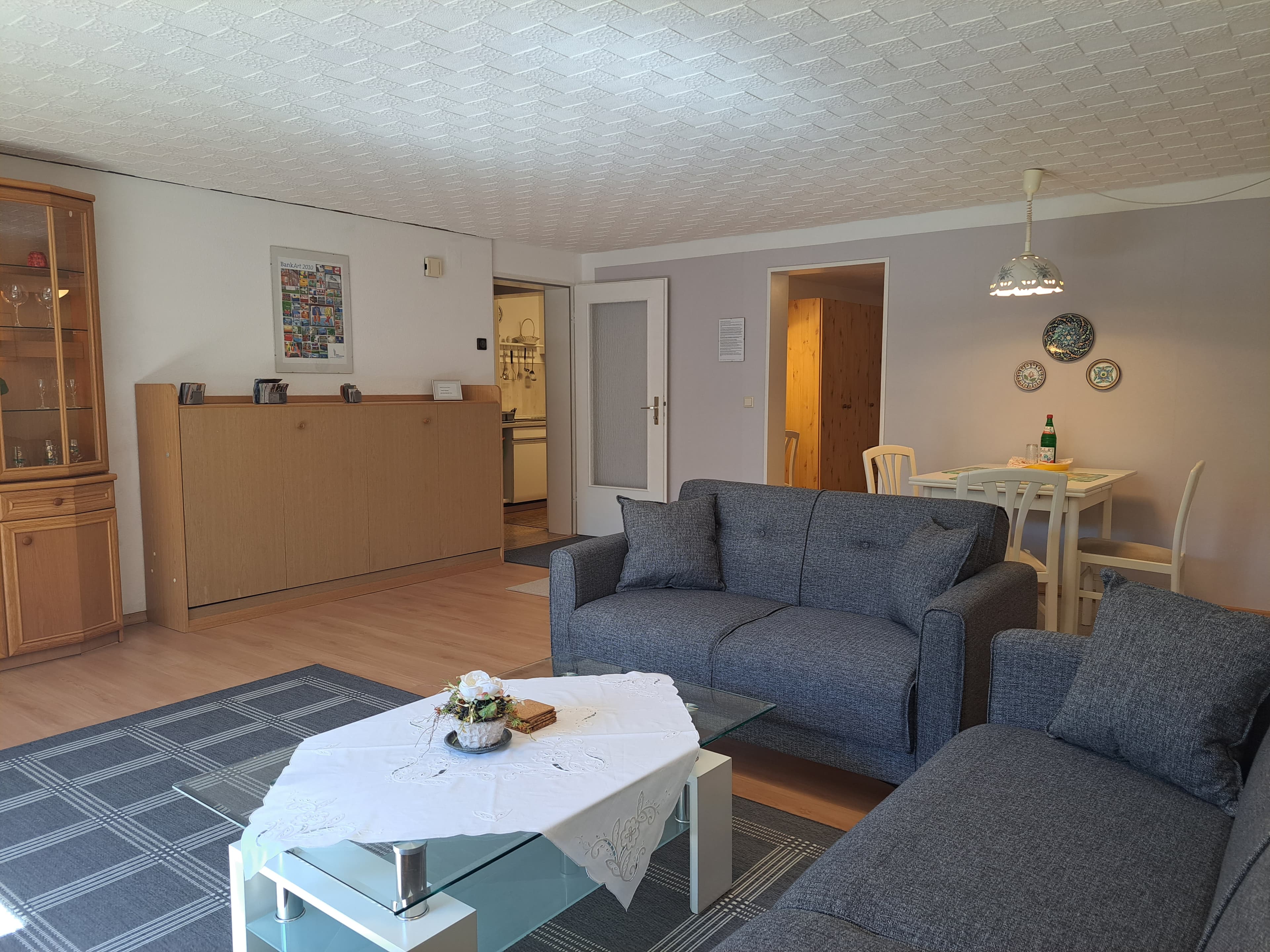 Wohnzimmer in der Ferienwohnung Lüneburger Heide