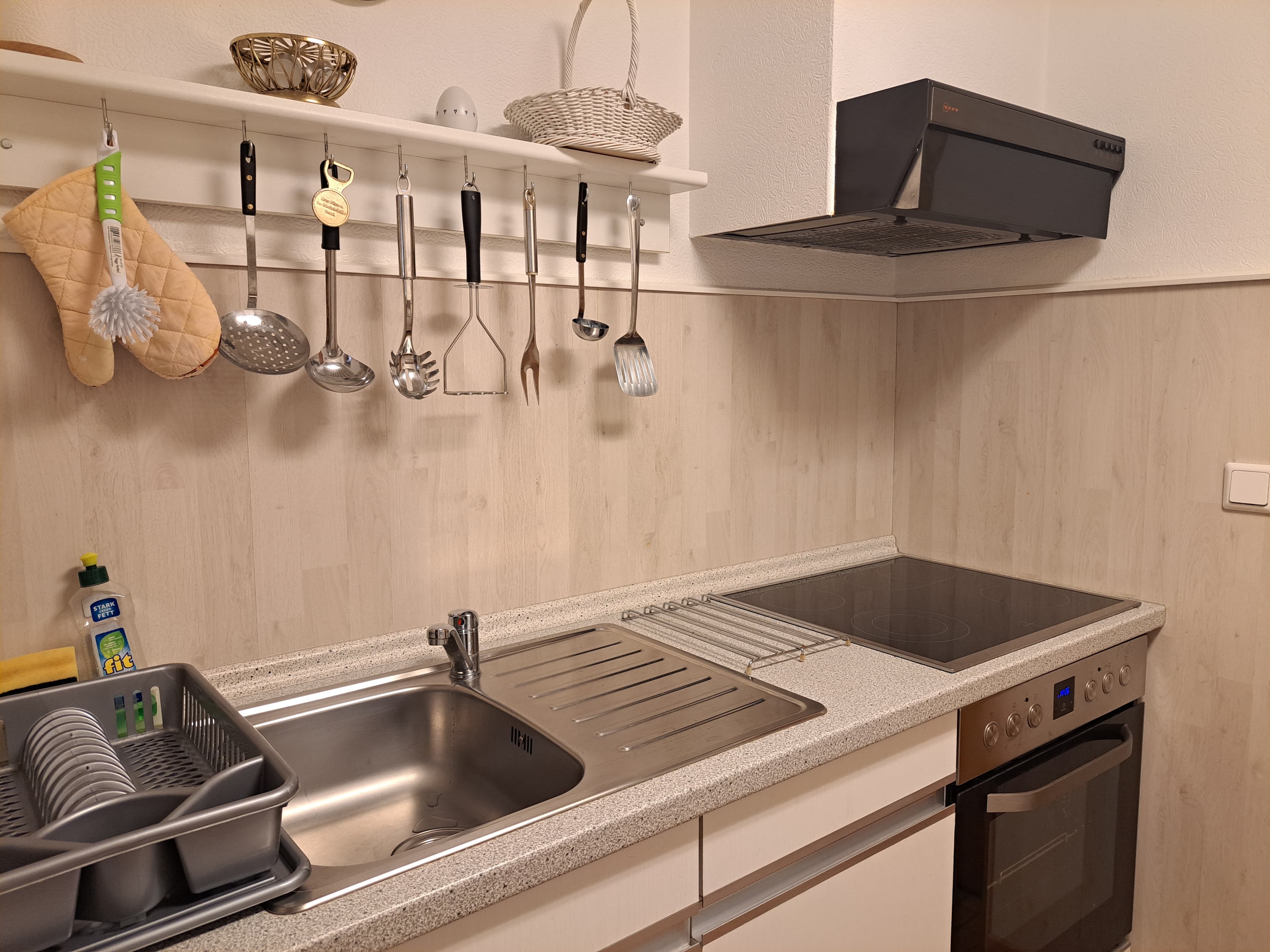 Küche in der Ferienwohnung Lüneburger Heide