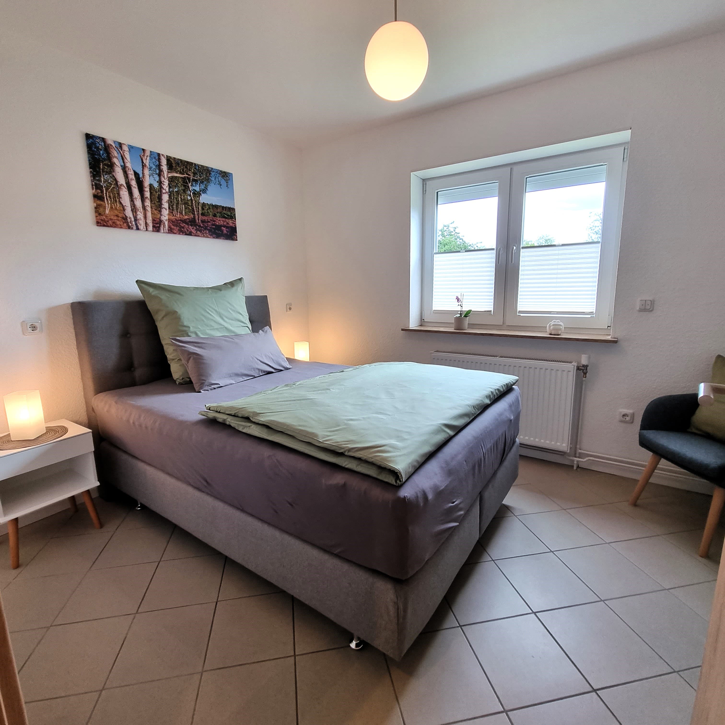 Ferienwohnung Wipperau II Schlafzimmer 1 Molzen Uelzen