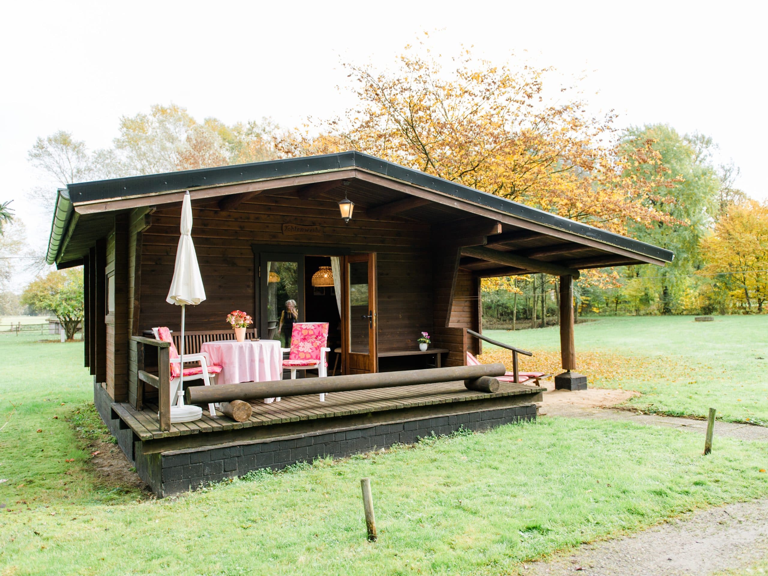 Heidegut Eschede Ferienhaus Fohlenweide Terrasse