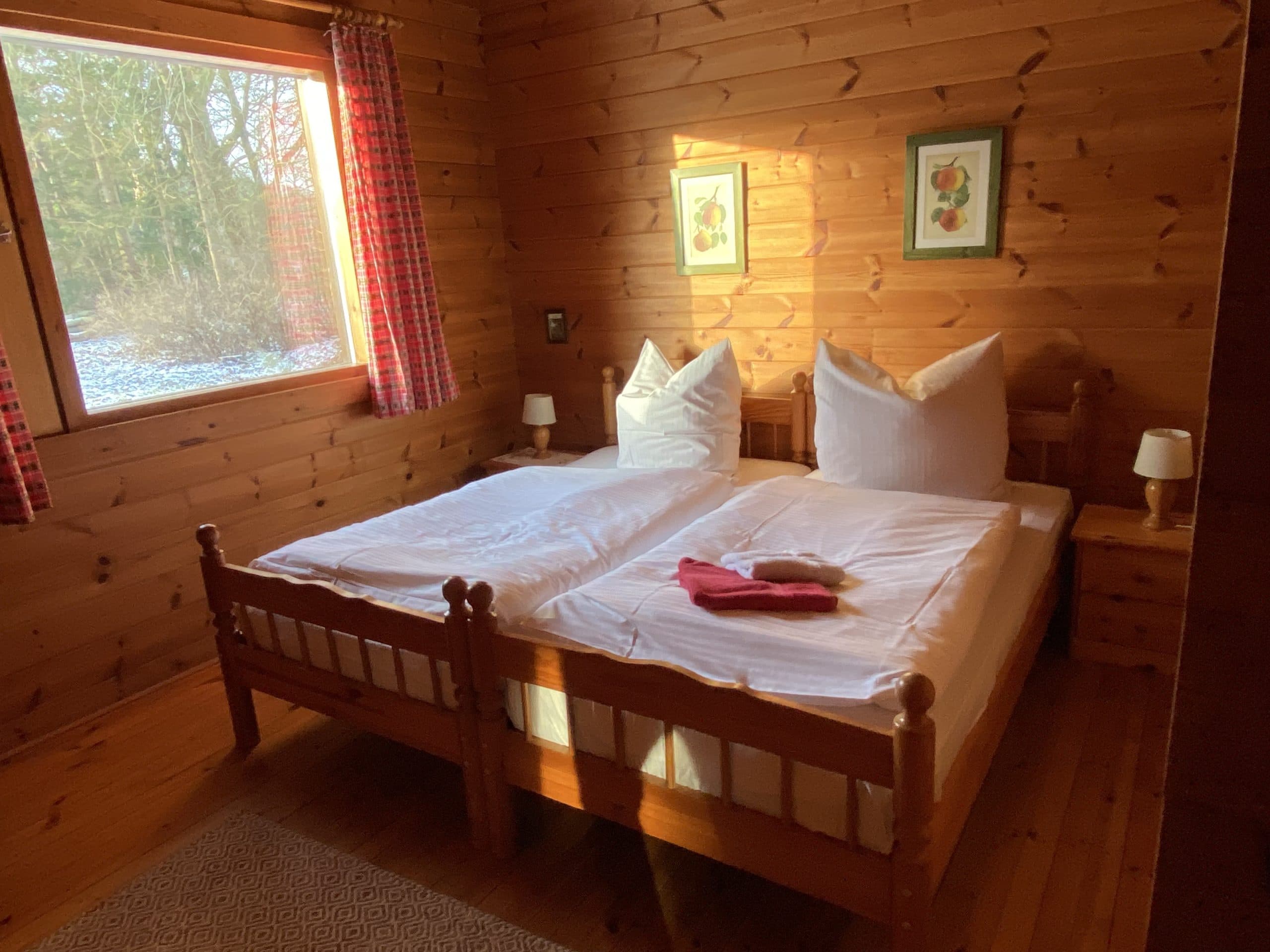 Heidegut Eschede Ferienhaus Reiherpfahl Schlafzimmer