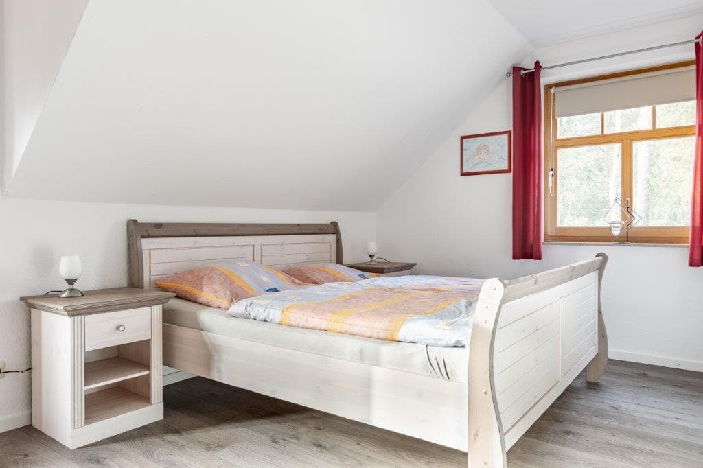 Schlafzimmer in der Ferienwohnung Böttcher in Wietze