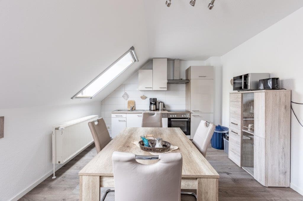 Küche in der Ferienwohnung Böttcher in Wietze