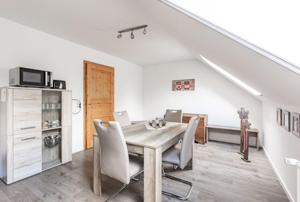 Essecke in der Ferienwohnung Böttcher in Wietze