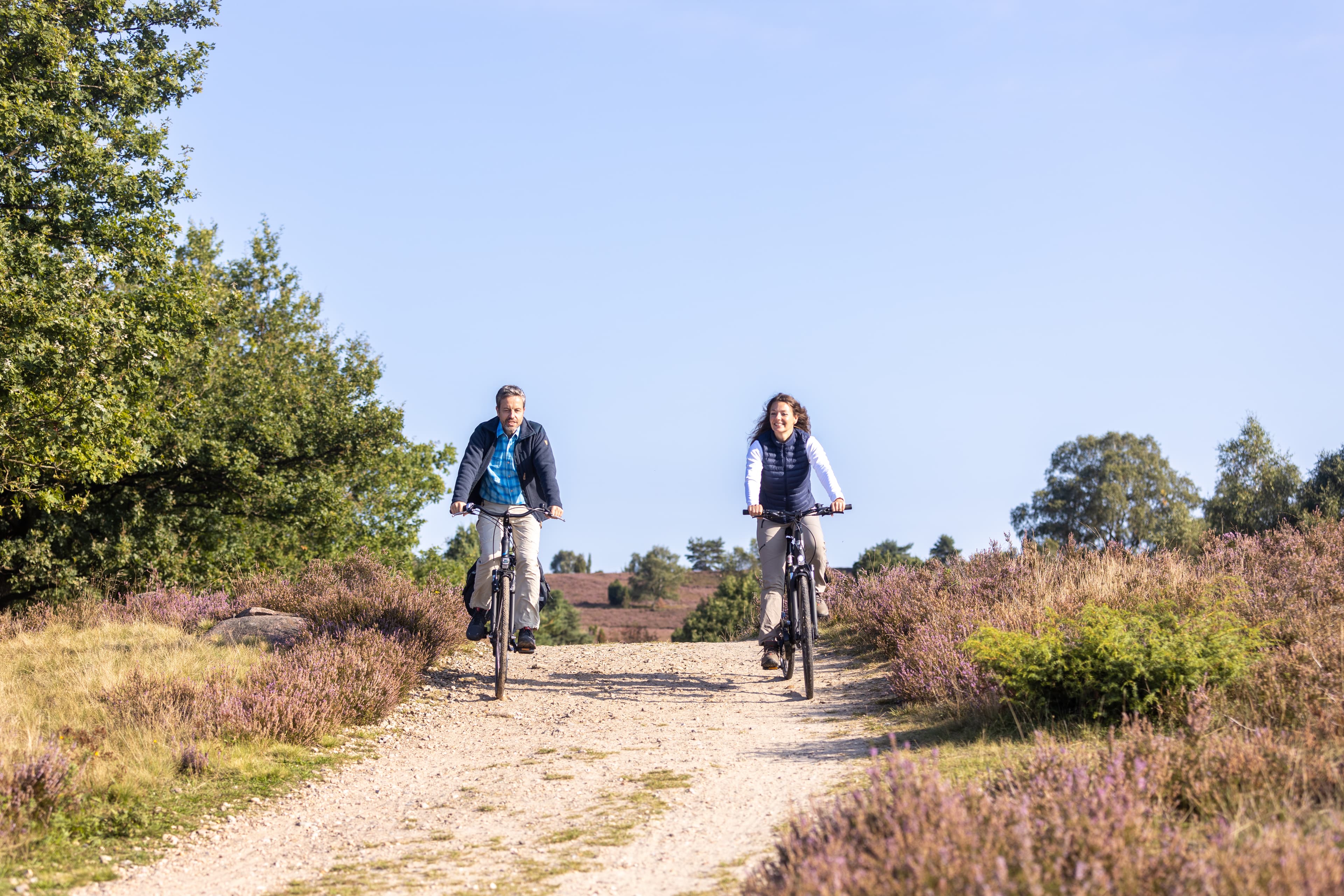 Fahrradfahren in der Lüneburger Heide