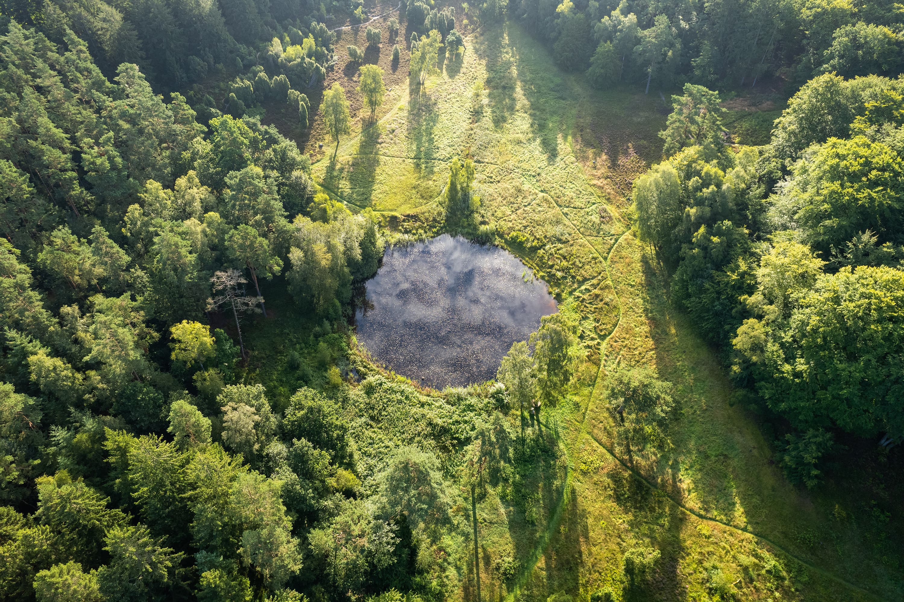 Wandern am See im Marxener Paradies