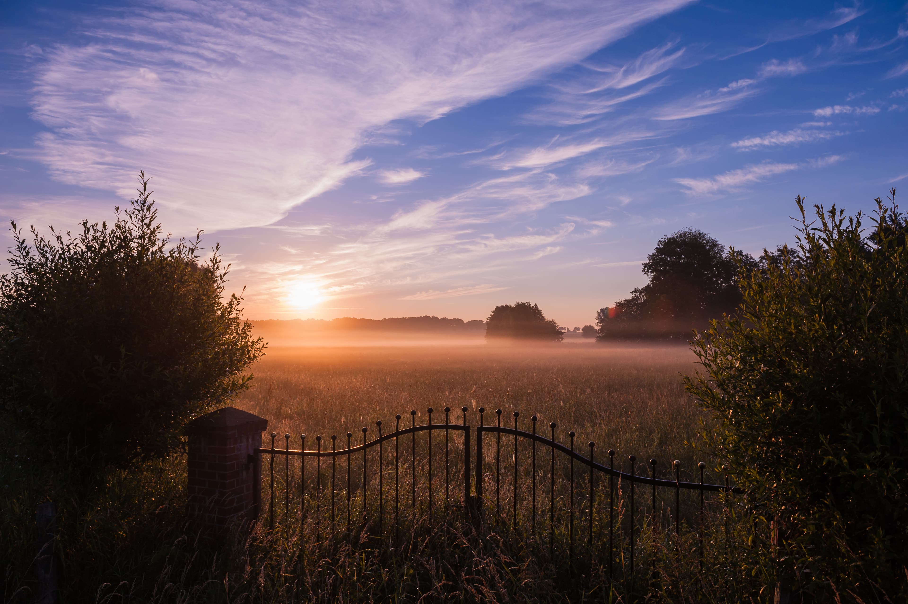 Sonnenaufgang in Ebstorf