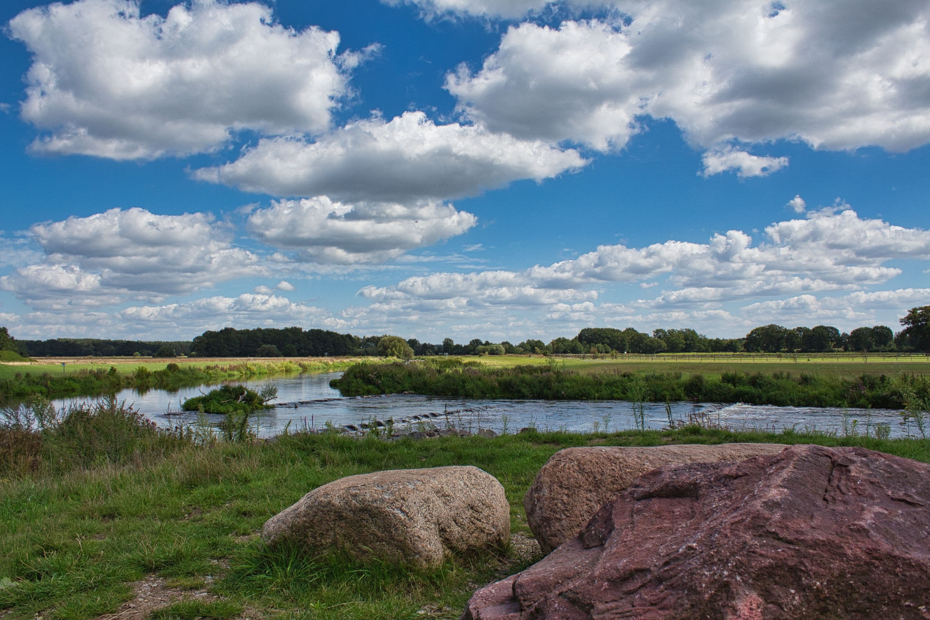 Am Aller-Wehr bei Bockelskamp