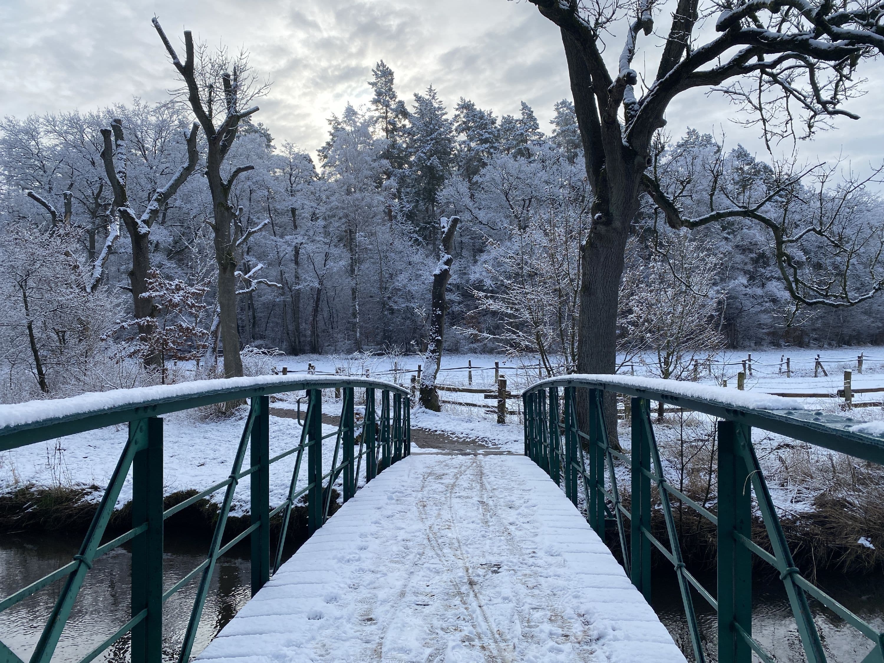 Die Teufelsbrücke im Winter