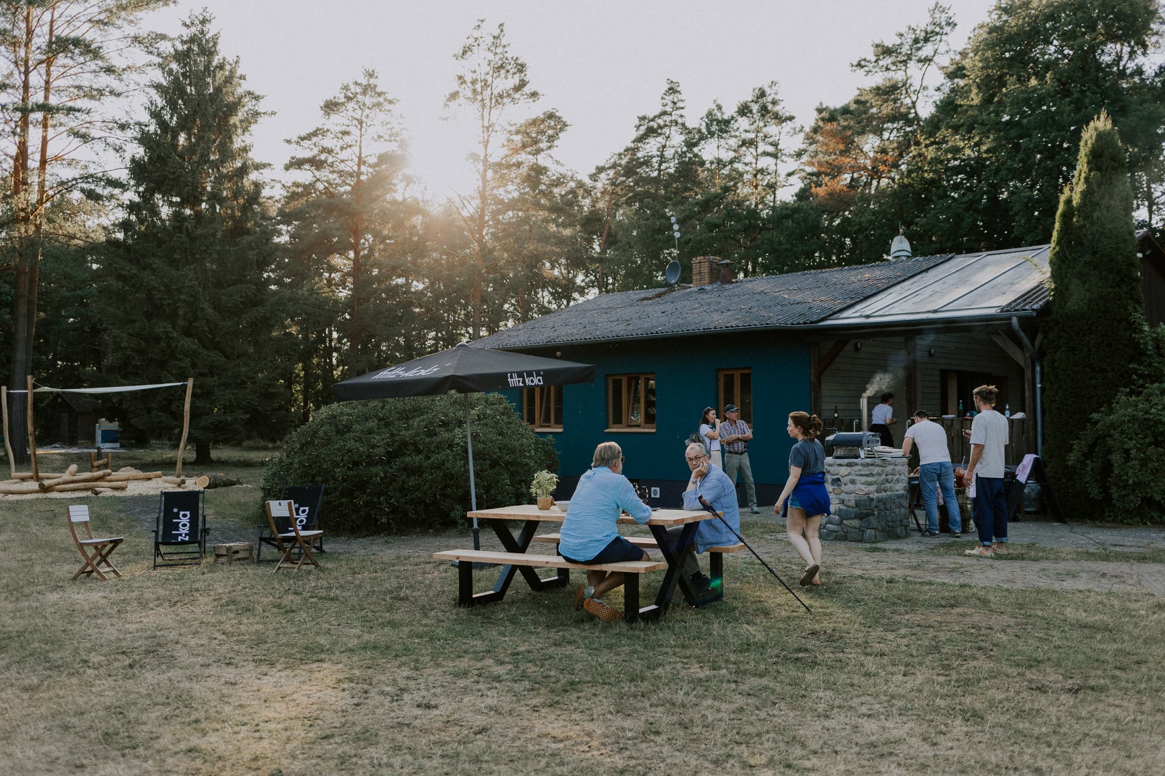 Clubhaus auf dem Wildwood Campingplatz