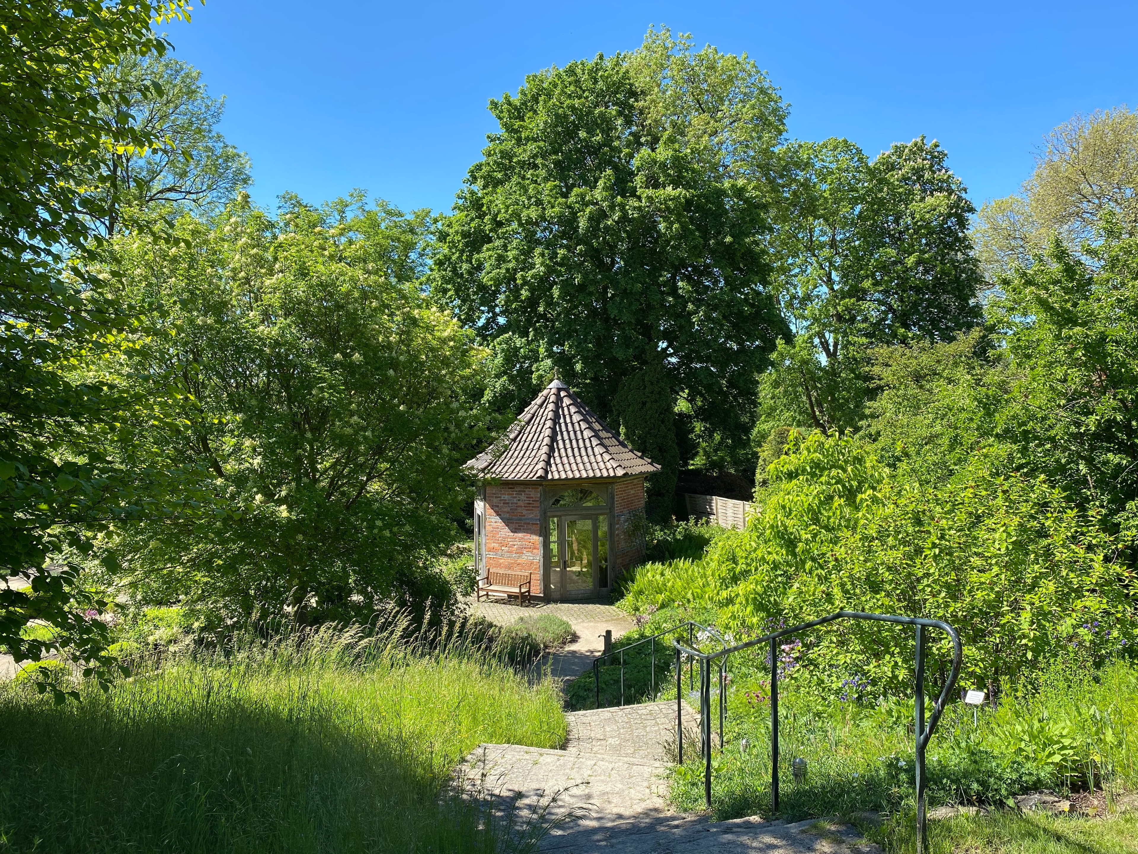 Pavillon im Heilpflanzengarten Celle