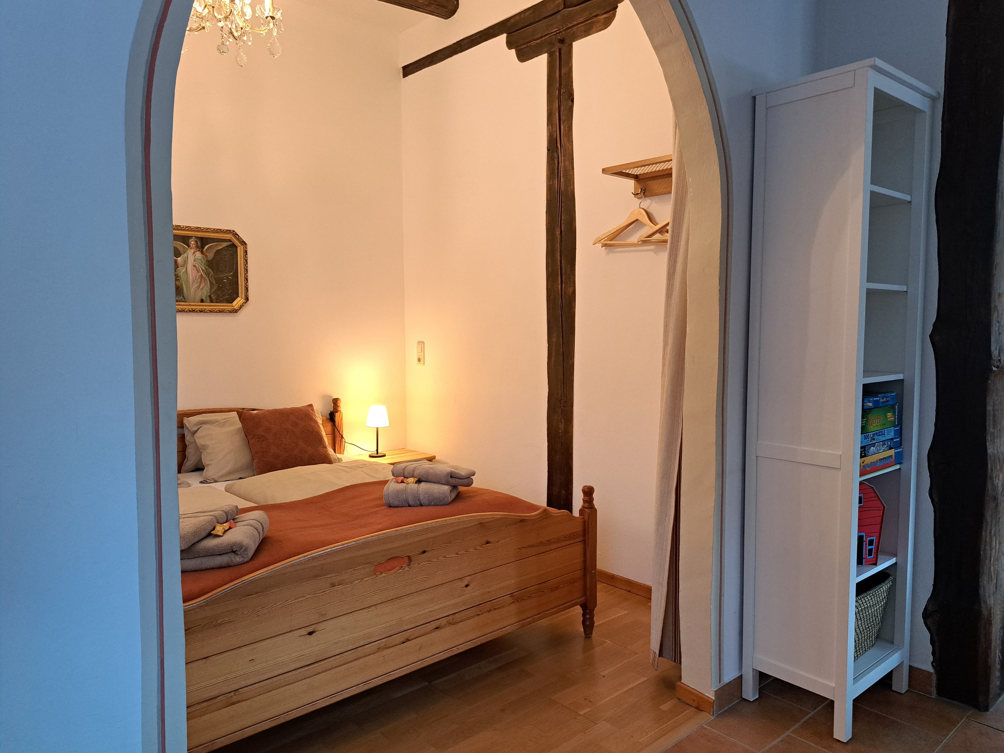 Schlafzimmer Ferienwohnung Heidjerhaus Suderburg Lüneburger Heide