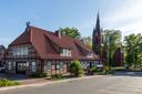 Küsterhaus und Kirche in Hanstedt