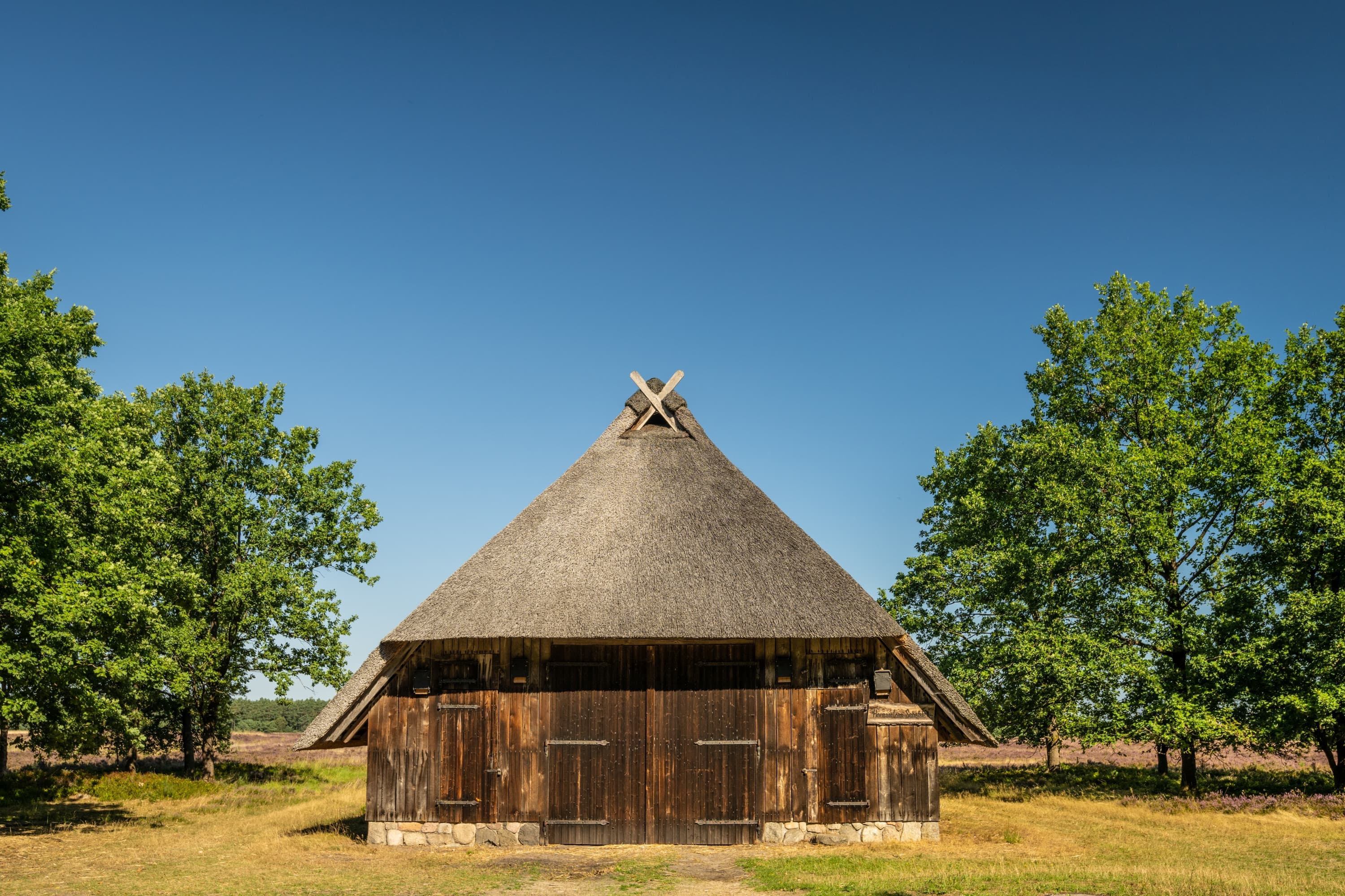 Schafstall in der Töps Heide bei Hanstedt