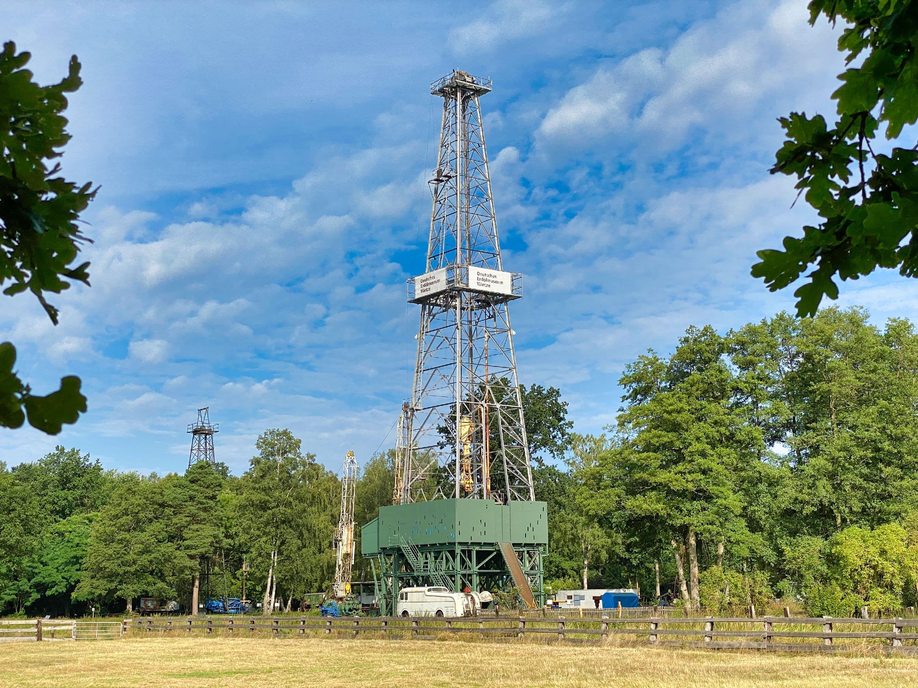 Größter Bohrturm auf dem ehemaligen Ölfeld in Wietze