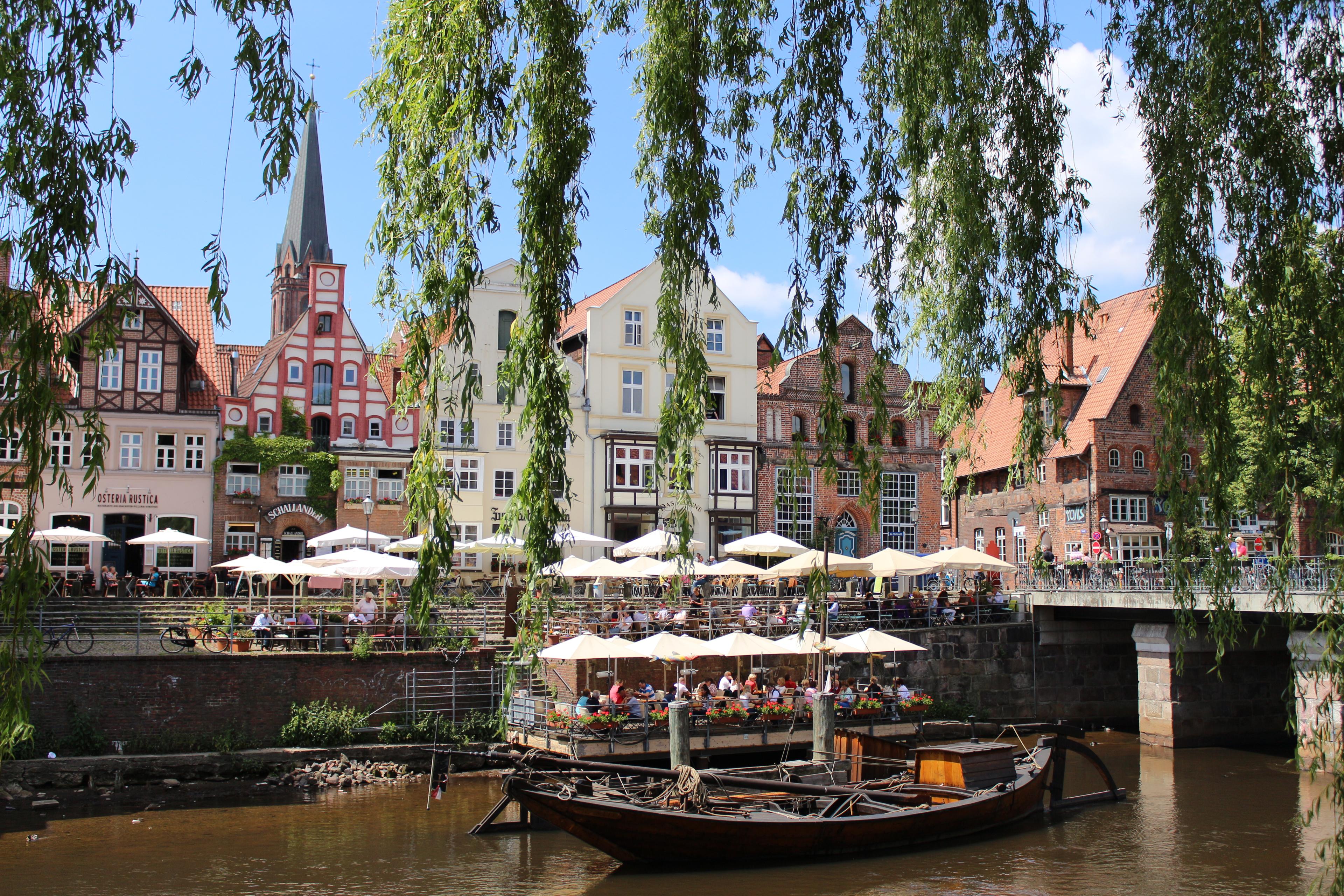 Blick auf den Stinmarkt im Lüneburger Wasserviertel.&nbsp;