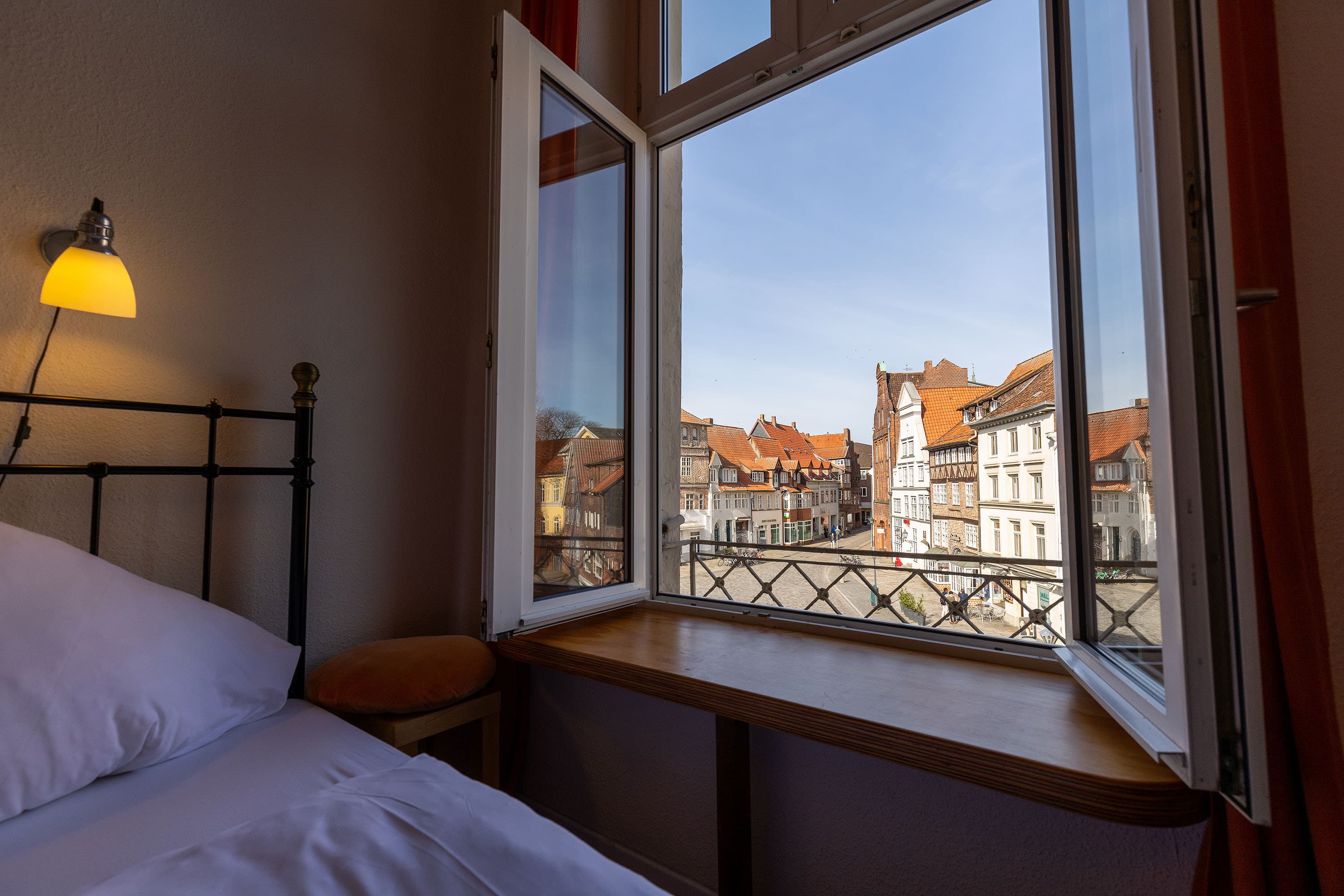 Stadthaus Hotel Lüneburg Ausblick zum Sande