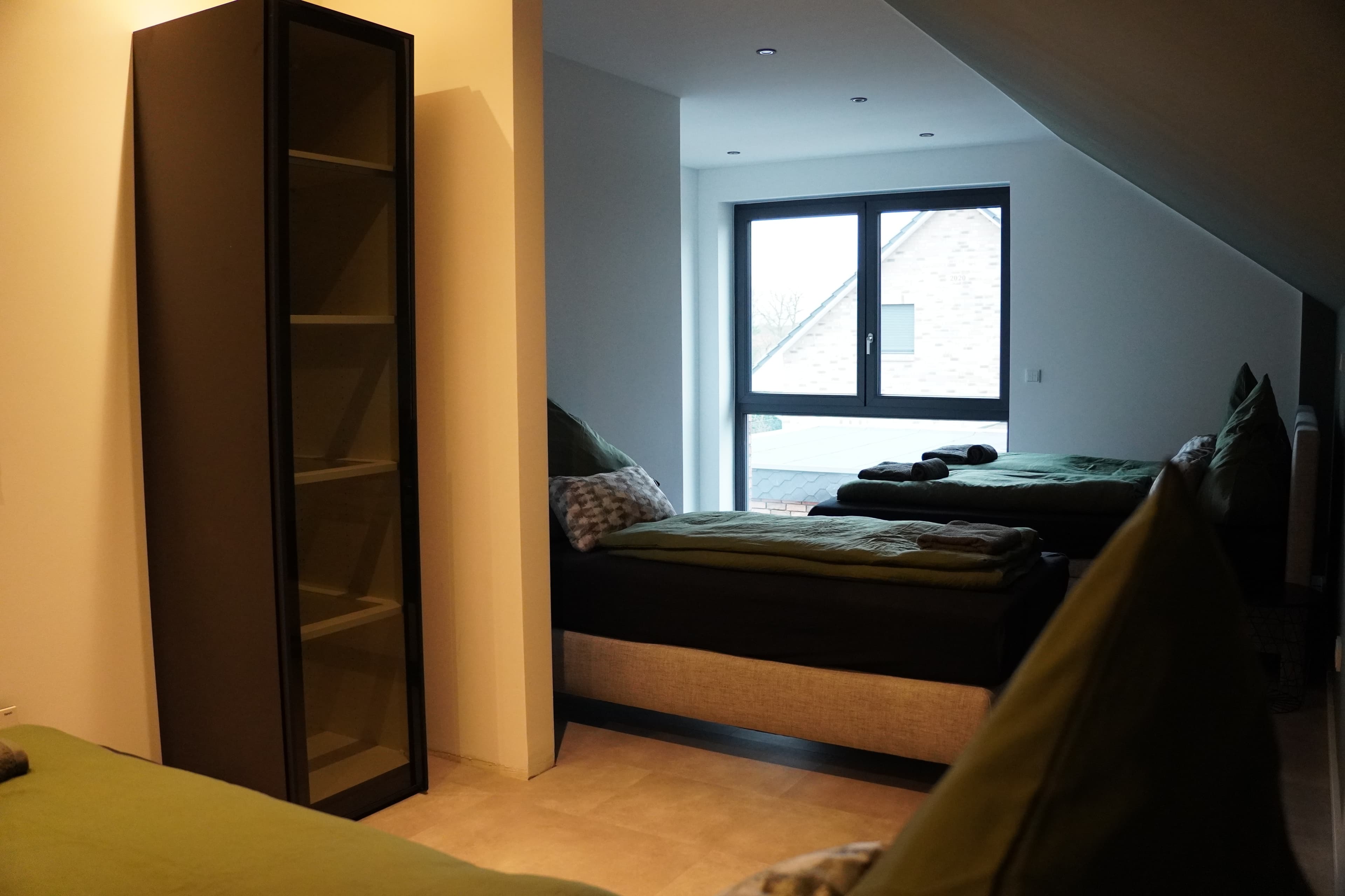 Schlafzimmer Nr.1 Luxus Ferienhaus Westergellersen