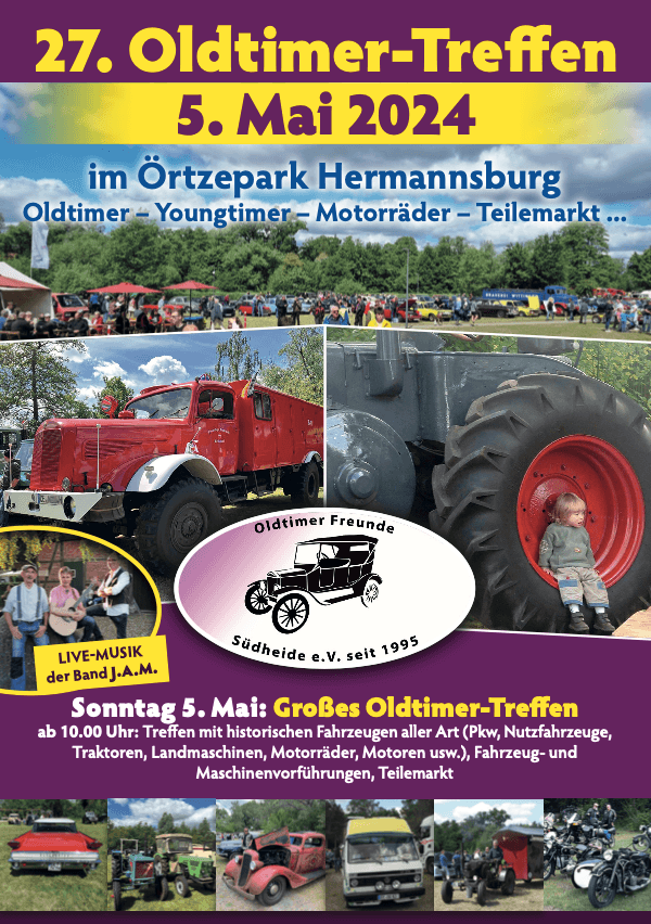27. Oldtimer-Treffen im Oertzepark Hermannsburg
