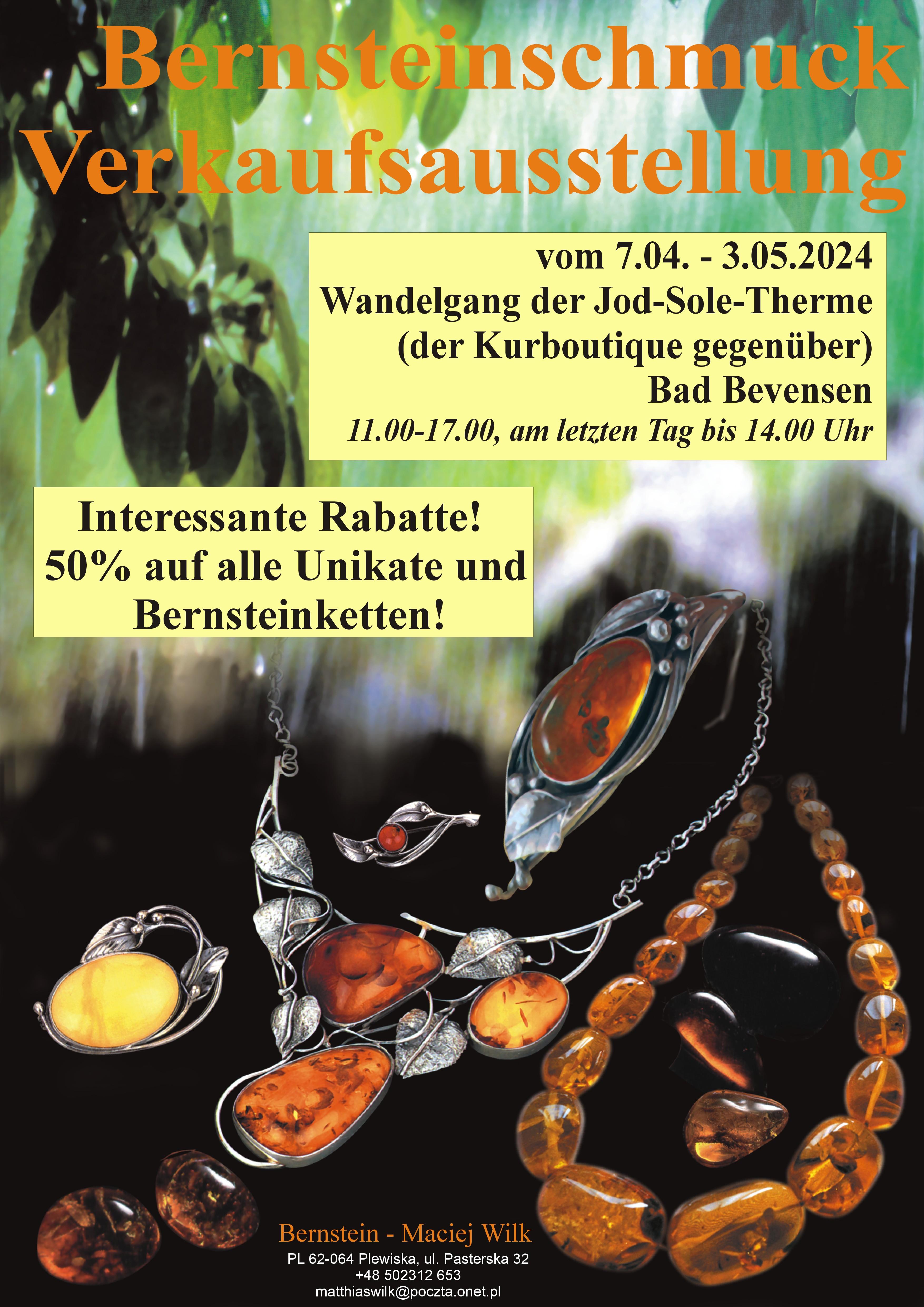 Bernsteinschmuck - Ausstellung & Verkauf