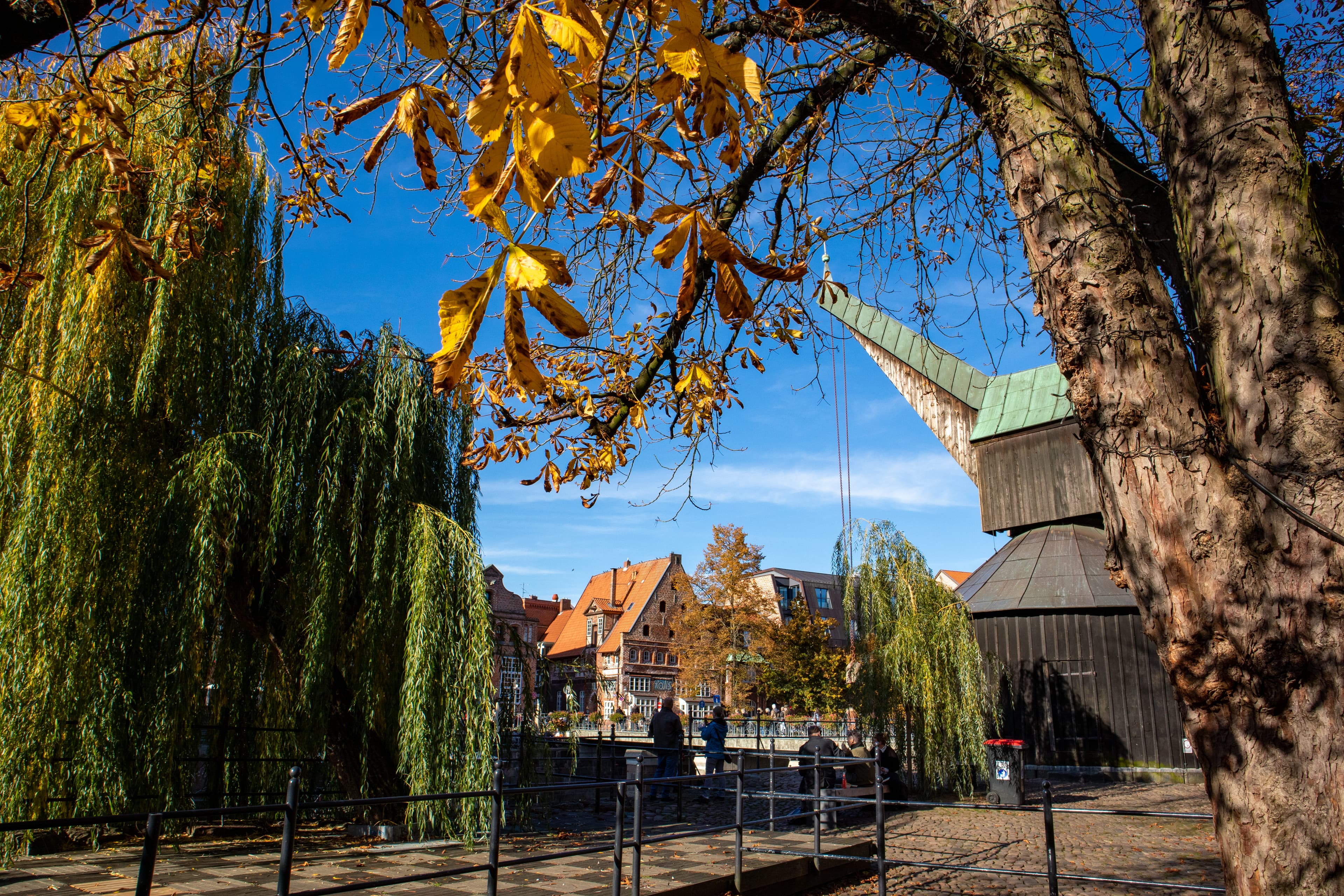 Der alte Kran am Stint in Lüneburg