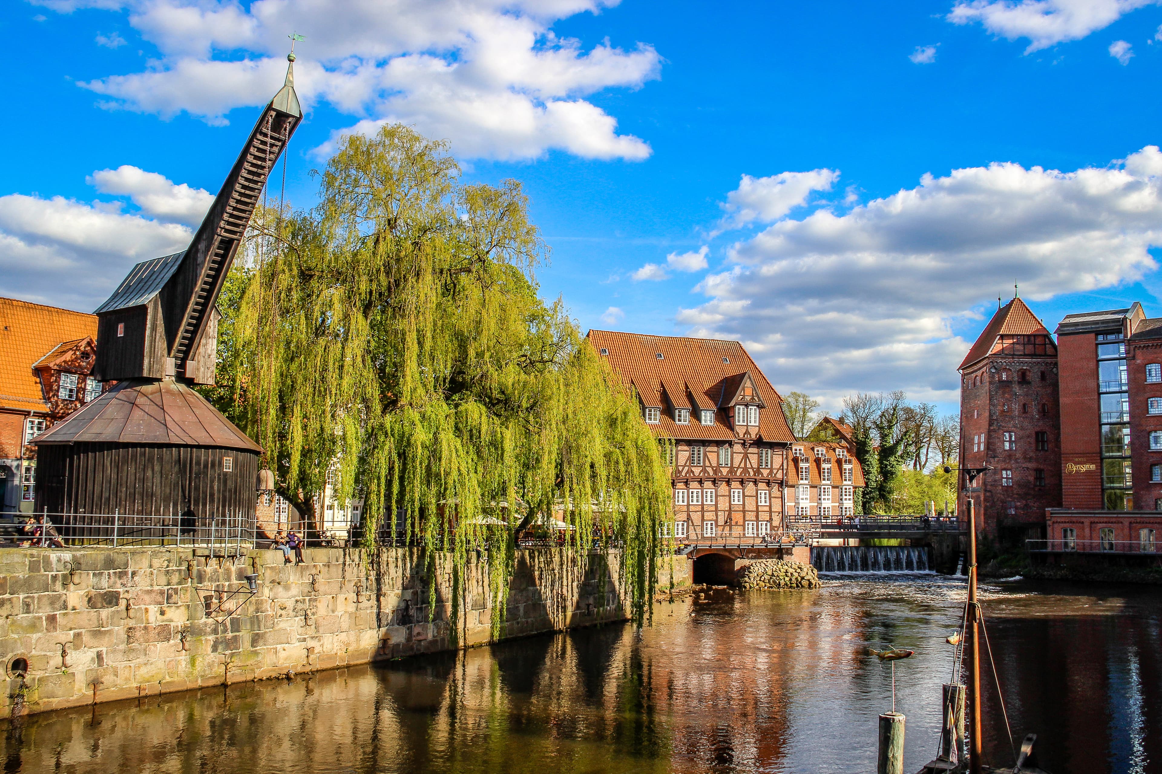 Der alte Kran im Lüneburger Wasserviertel