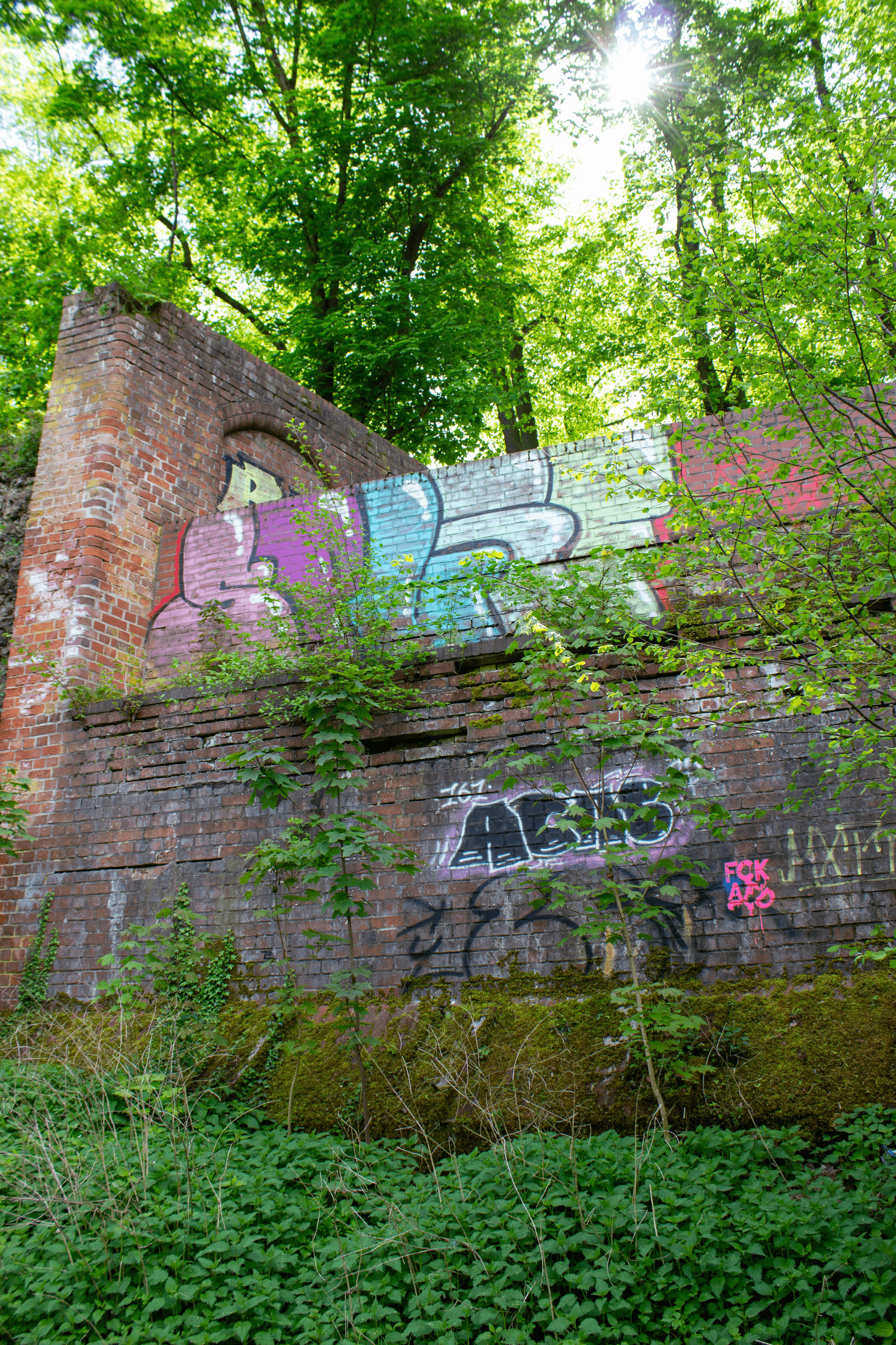 Stadtmauer von Lüneburg rund um die Stadt