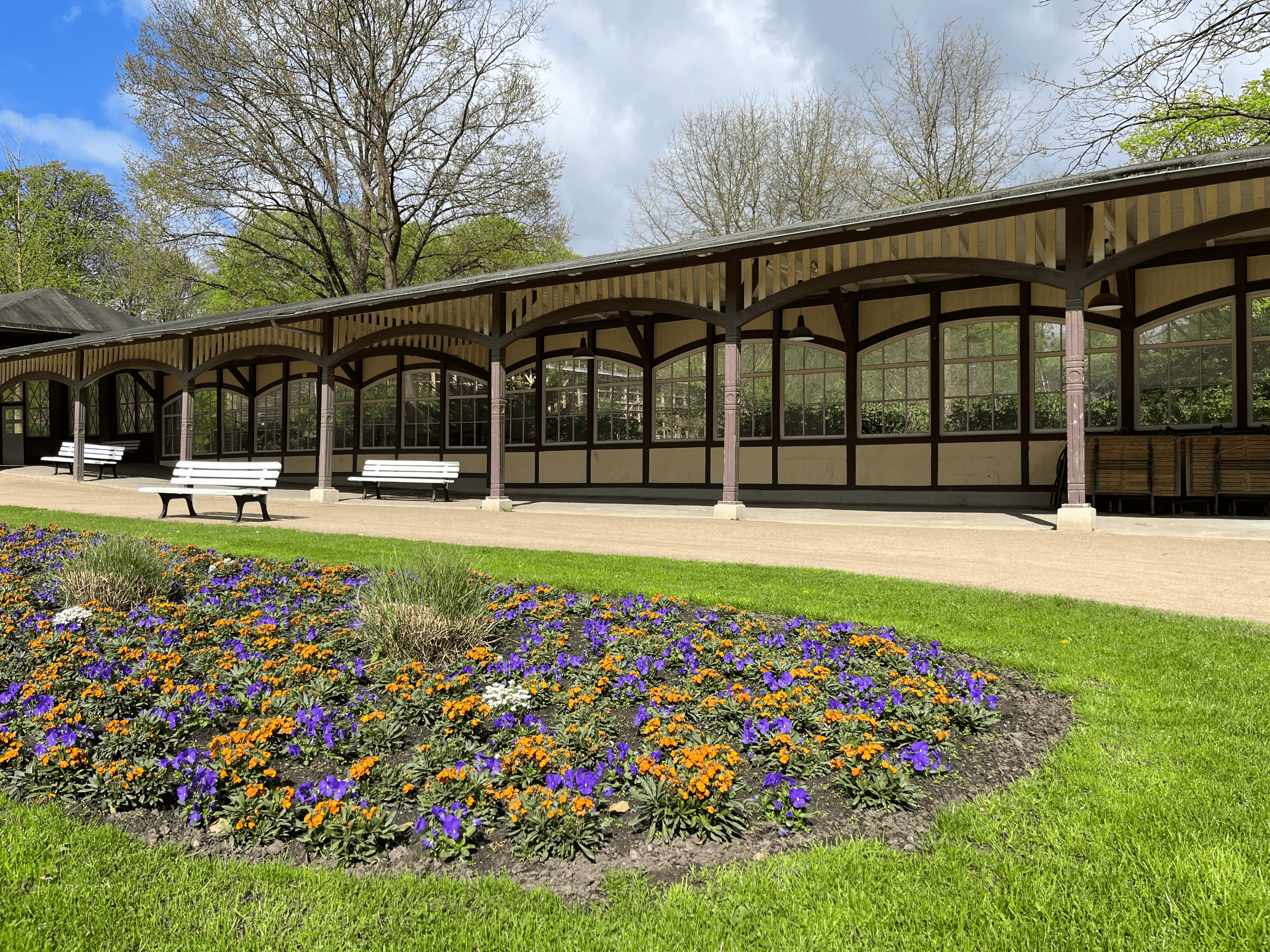 Die Wandelhalle im Lüneburger Kurpark