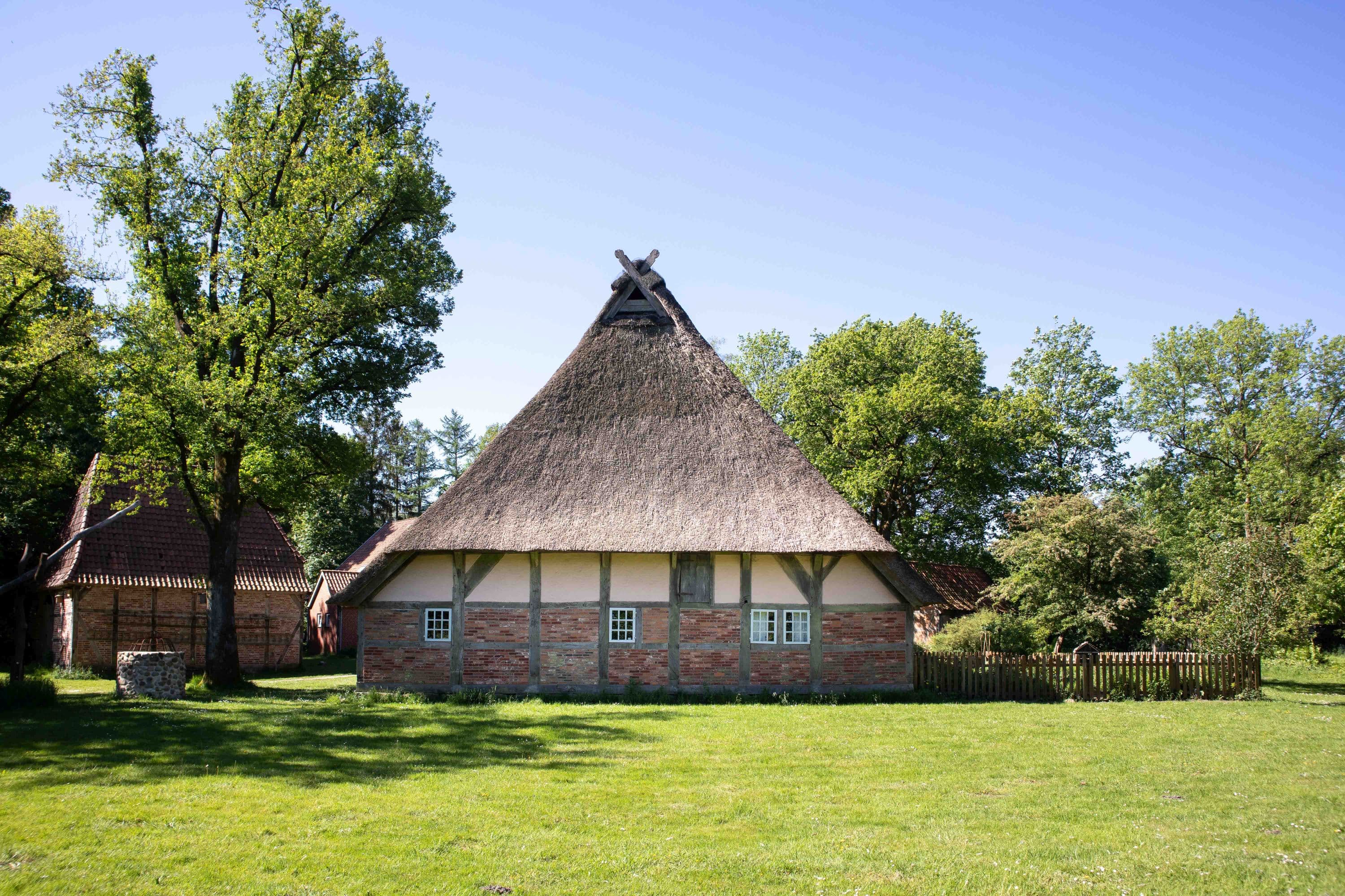 Sniers Hus im Museumsdorf Seppensen Rückseite