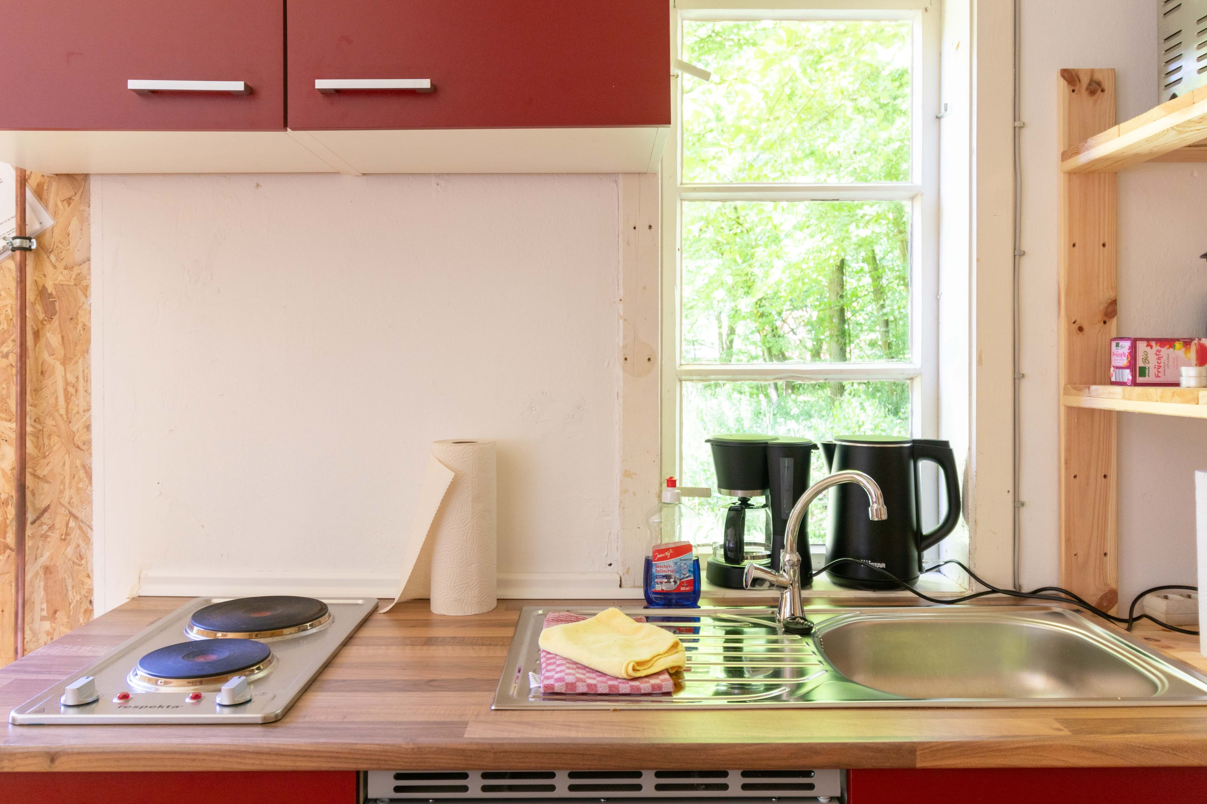 Küche im Sommerhaus