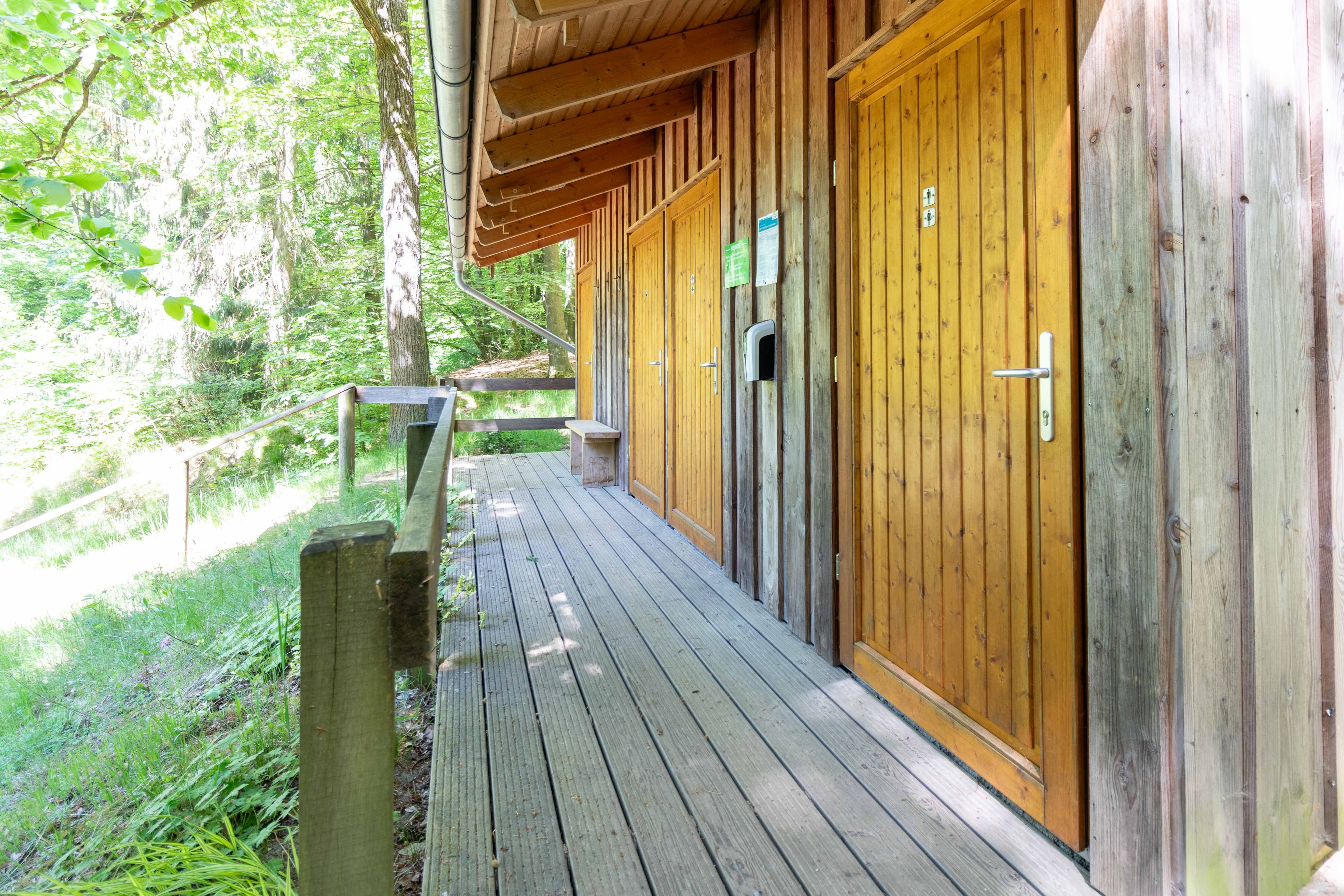 Waschhaus im Naturcamp Egestorf