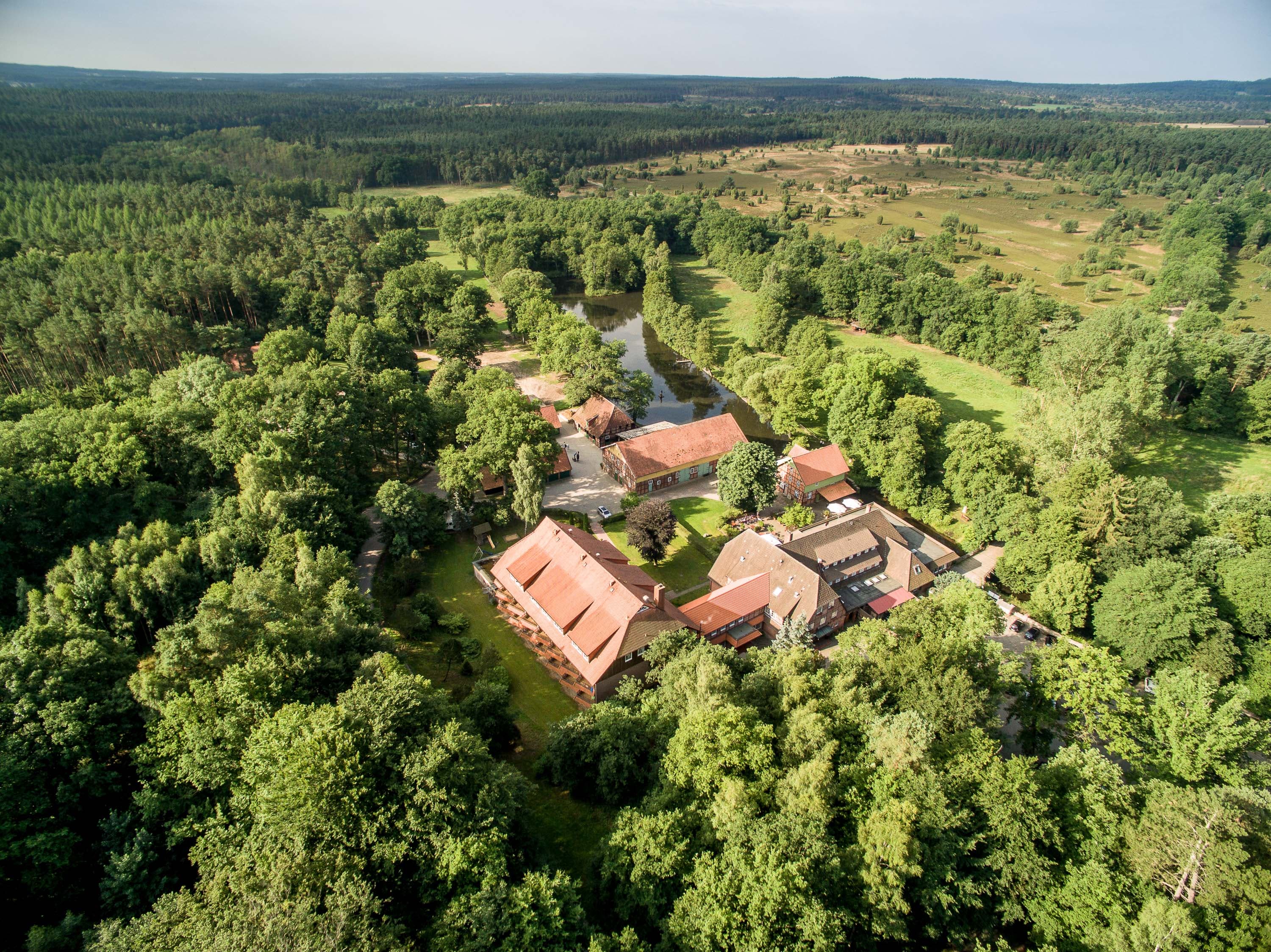 Luftaufnahme Hotel Hof Sudermühlen