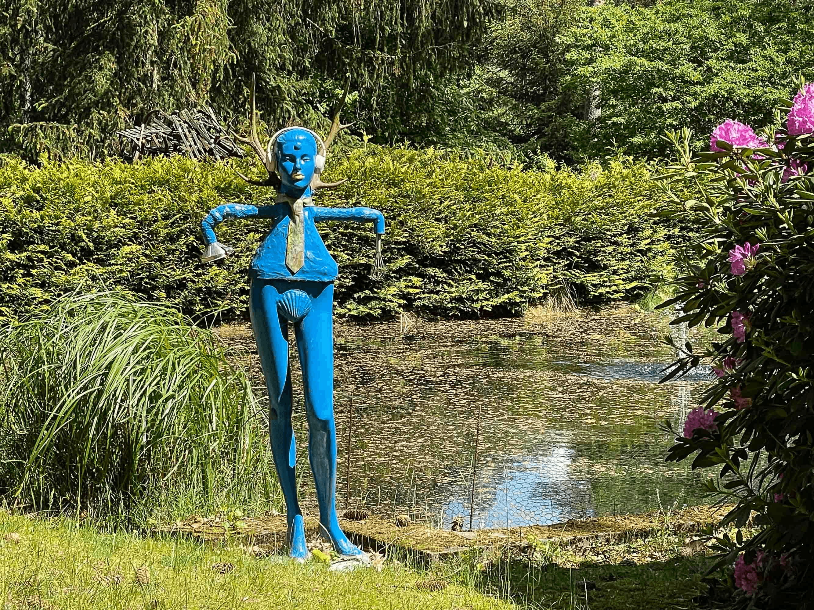 Landschaftsgarten der Iserhatsche mit Kunst