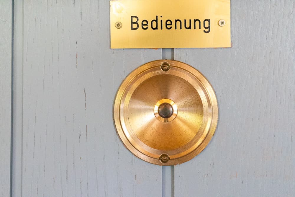 Bedienungsklingel Pension Auetal bei Egestorf Döhle