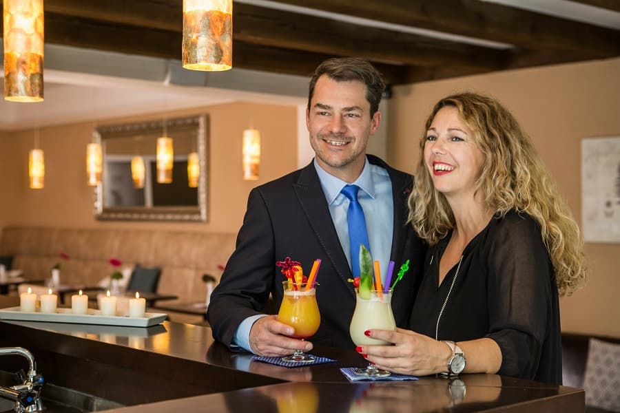Cocktail an der Hotelbar im VitalHotel Ascona