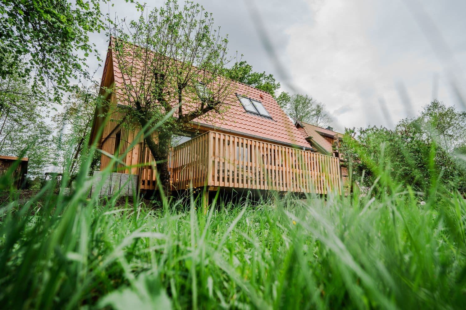 Außenansicht des ferienhaus oertzespeicher in hermannsburg