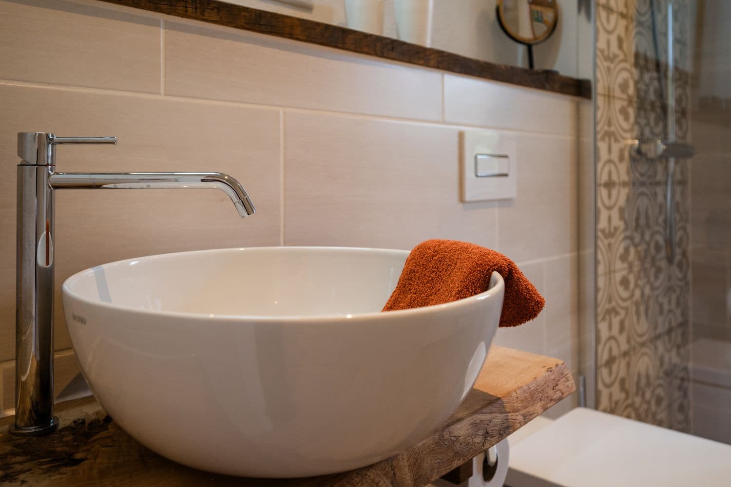 Baddetail im Ferienhaus Oertzespeicher hermannsburg