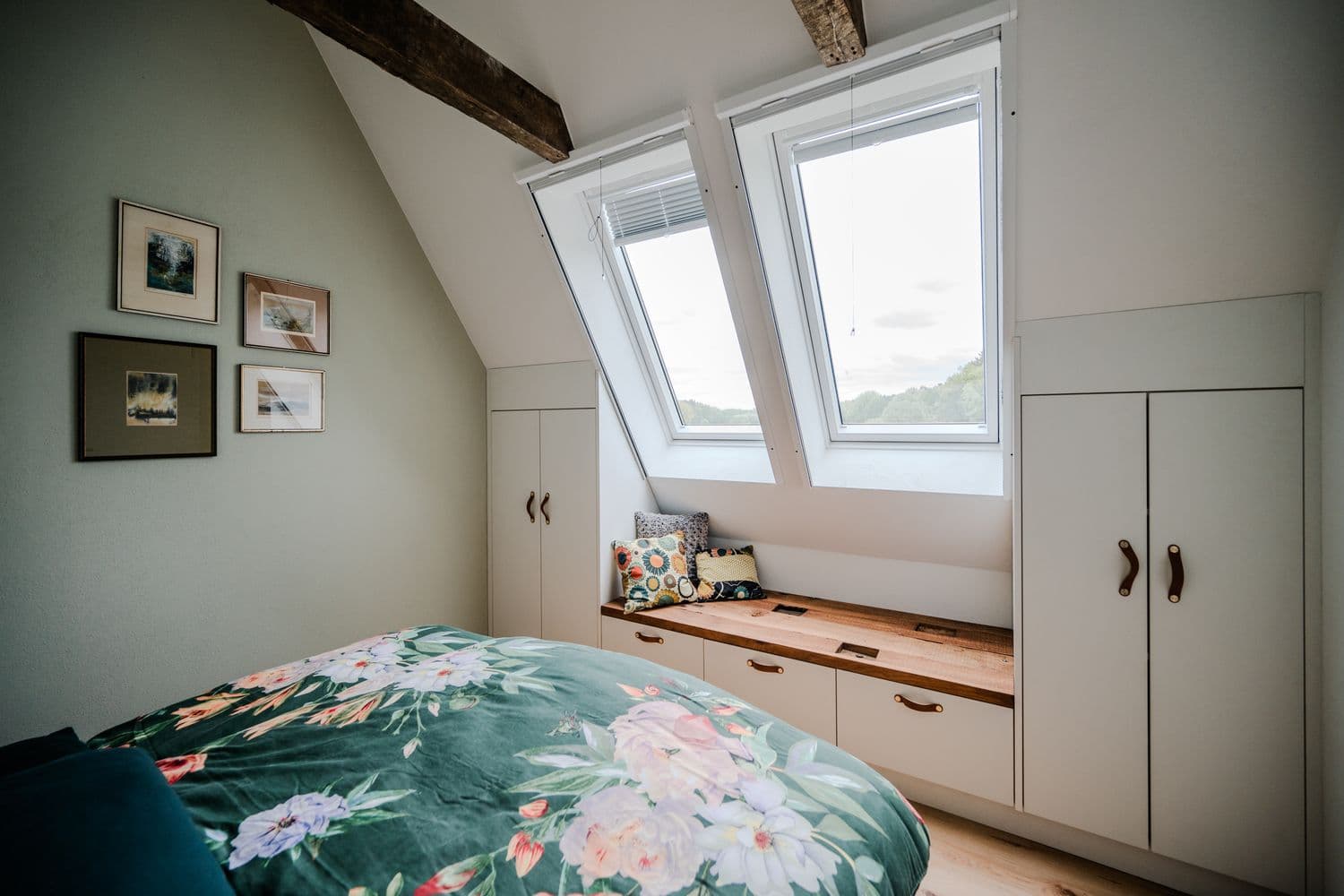 Schlafzimmer im Ferienhaus Oertzespeicher hermannsburg