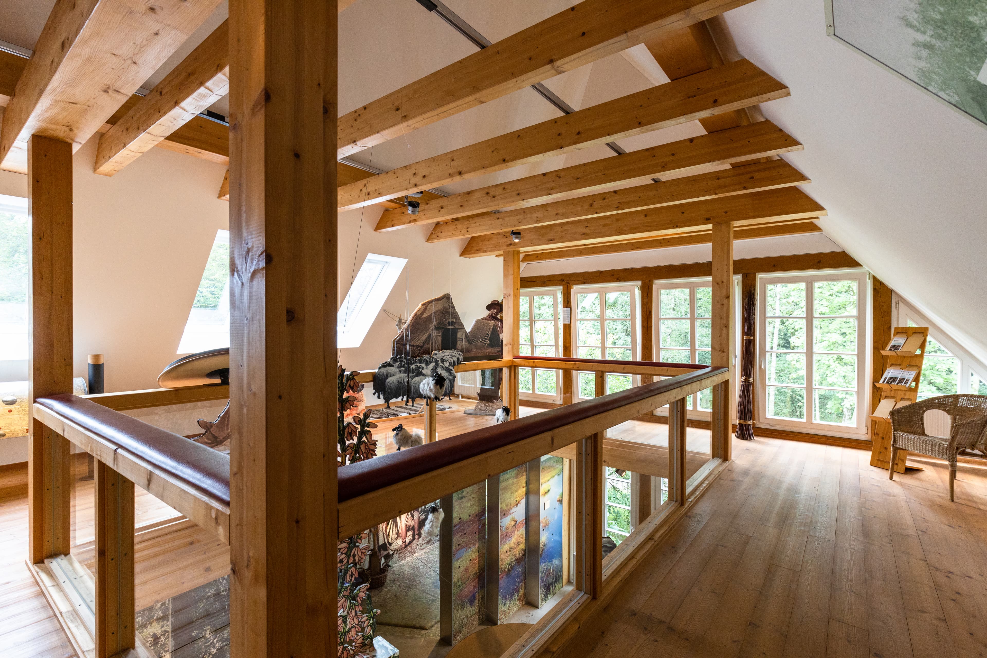 Obere Etage im Heide-ErlebnisZentrum Undeloh