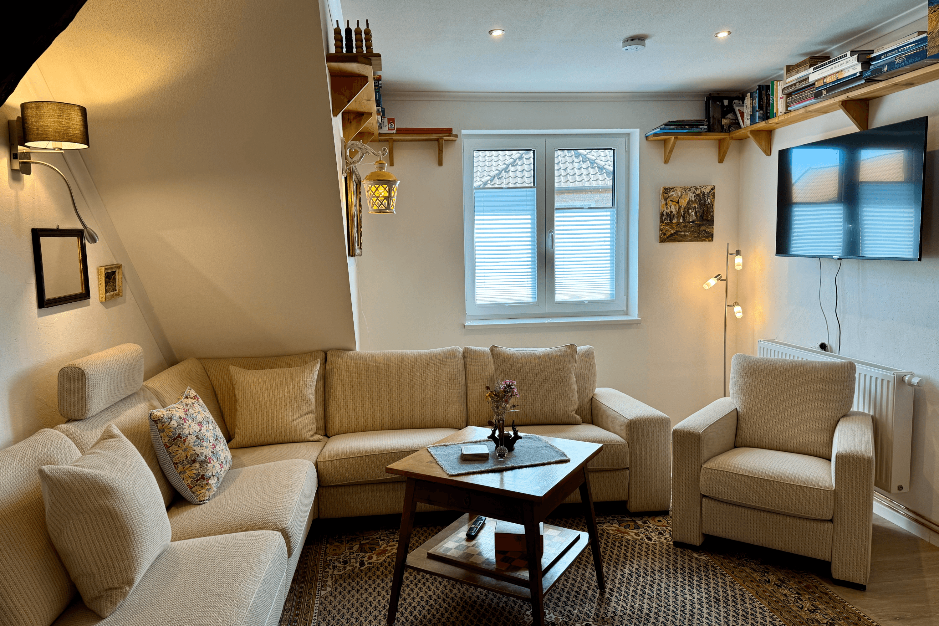 Wohnbereich Ferienwohnung zwei Müden Örtze