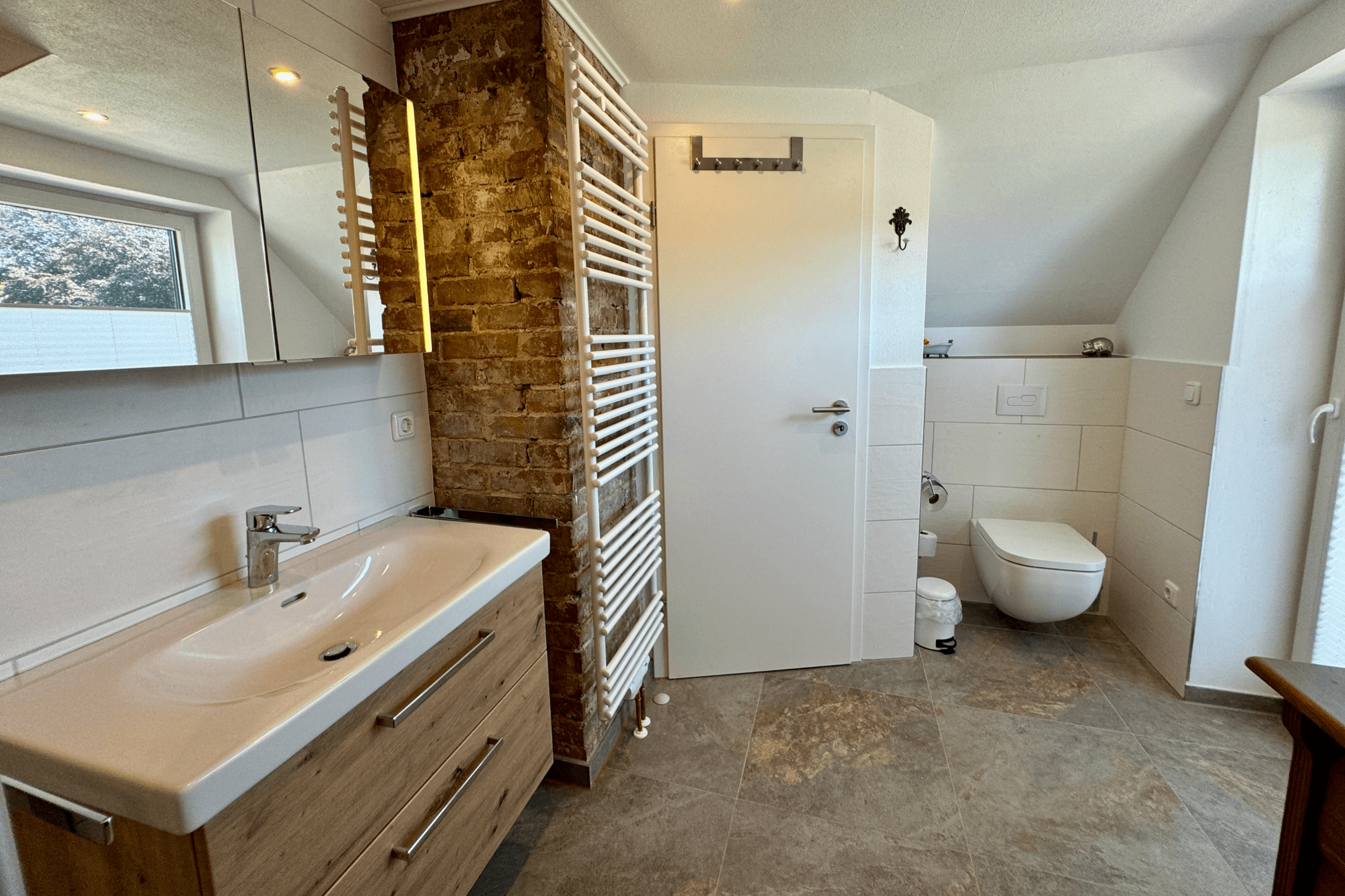 Badezimmer Ferienwohnung zwei Müden Örtze