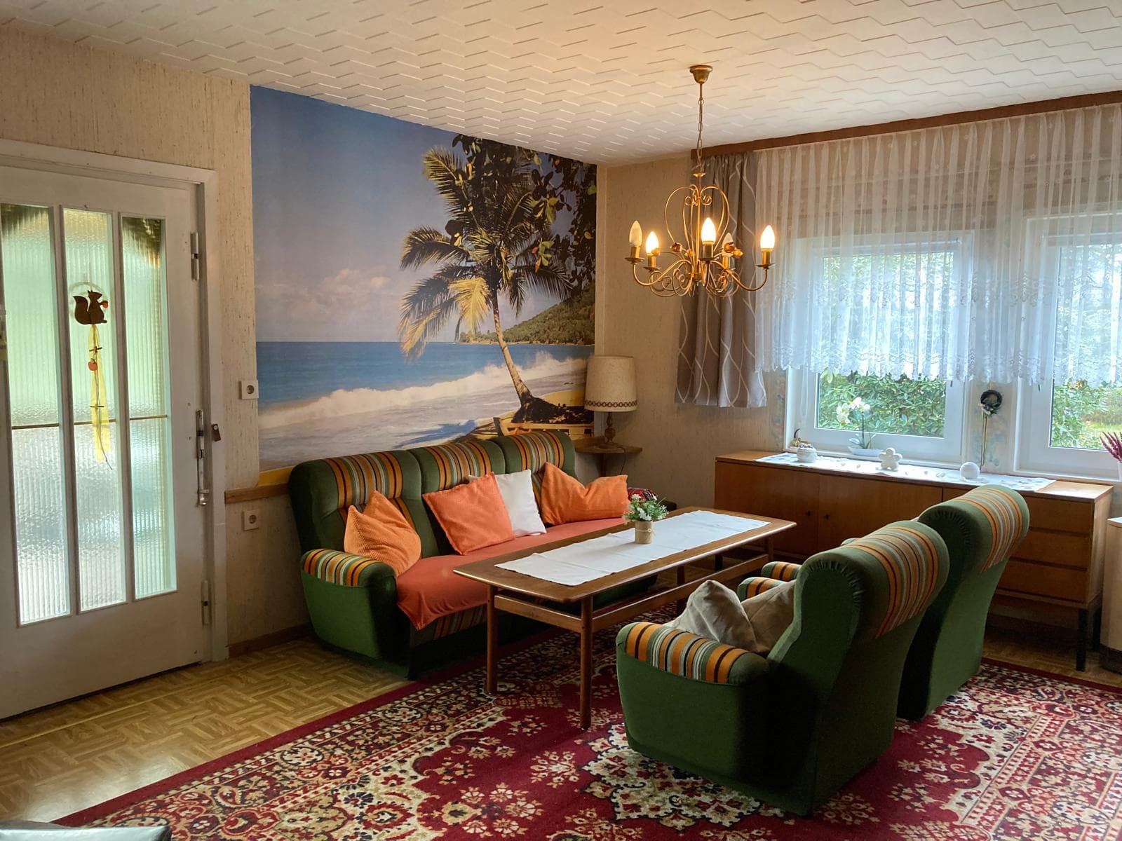 Wohnzimmer Ferienhaus Klein Winsen Aller