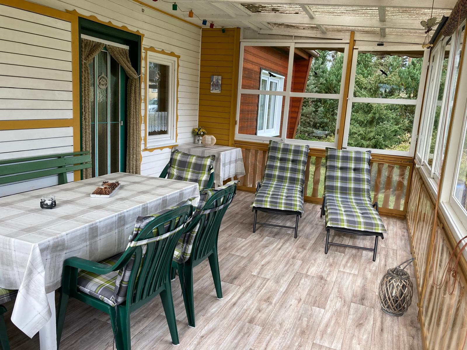 Veranda Ferienhaus Klein Winsen Aller