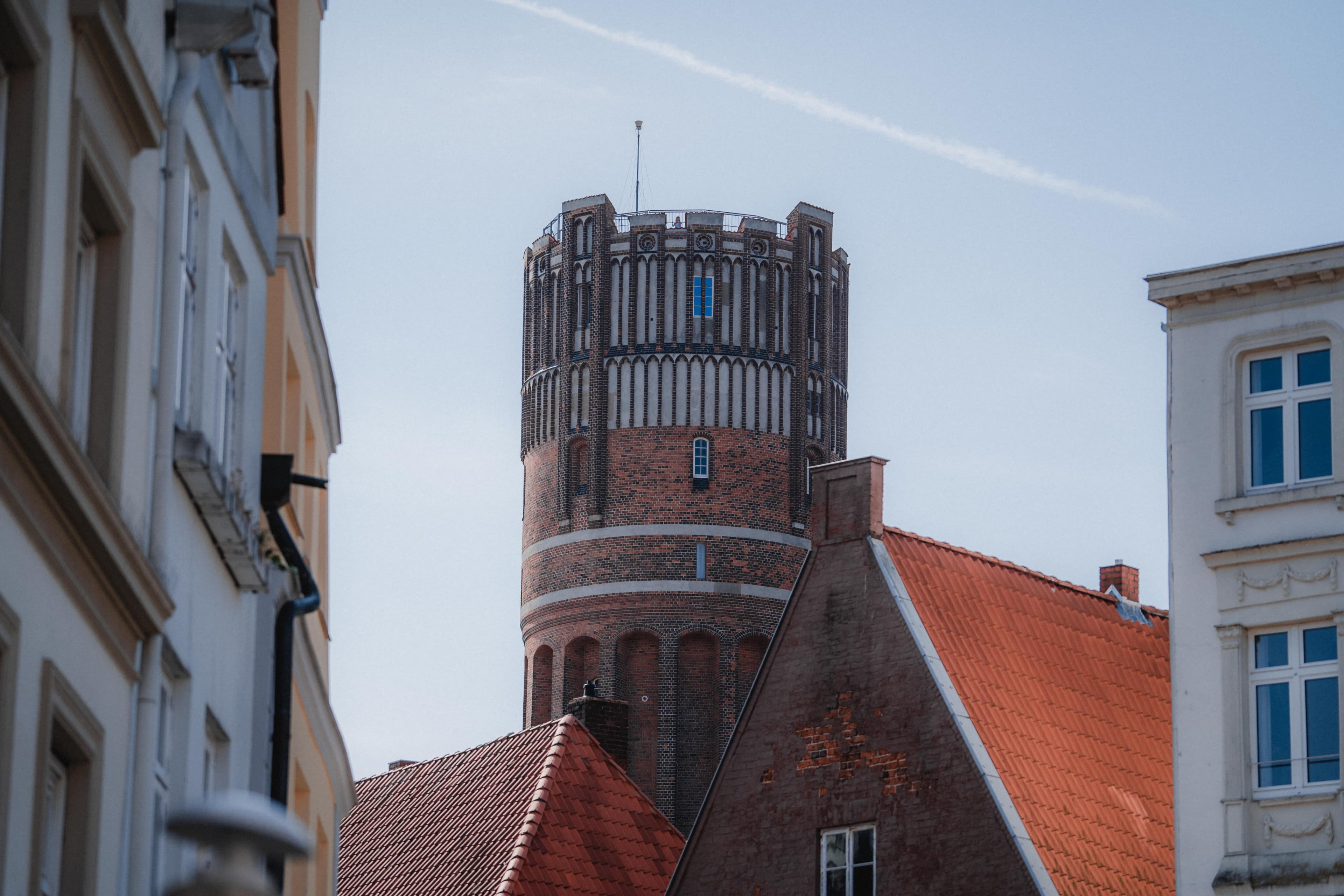 Blick auf den Wasserturm in Lüneburg