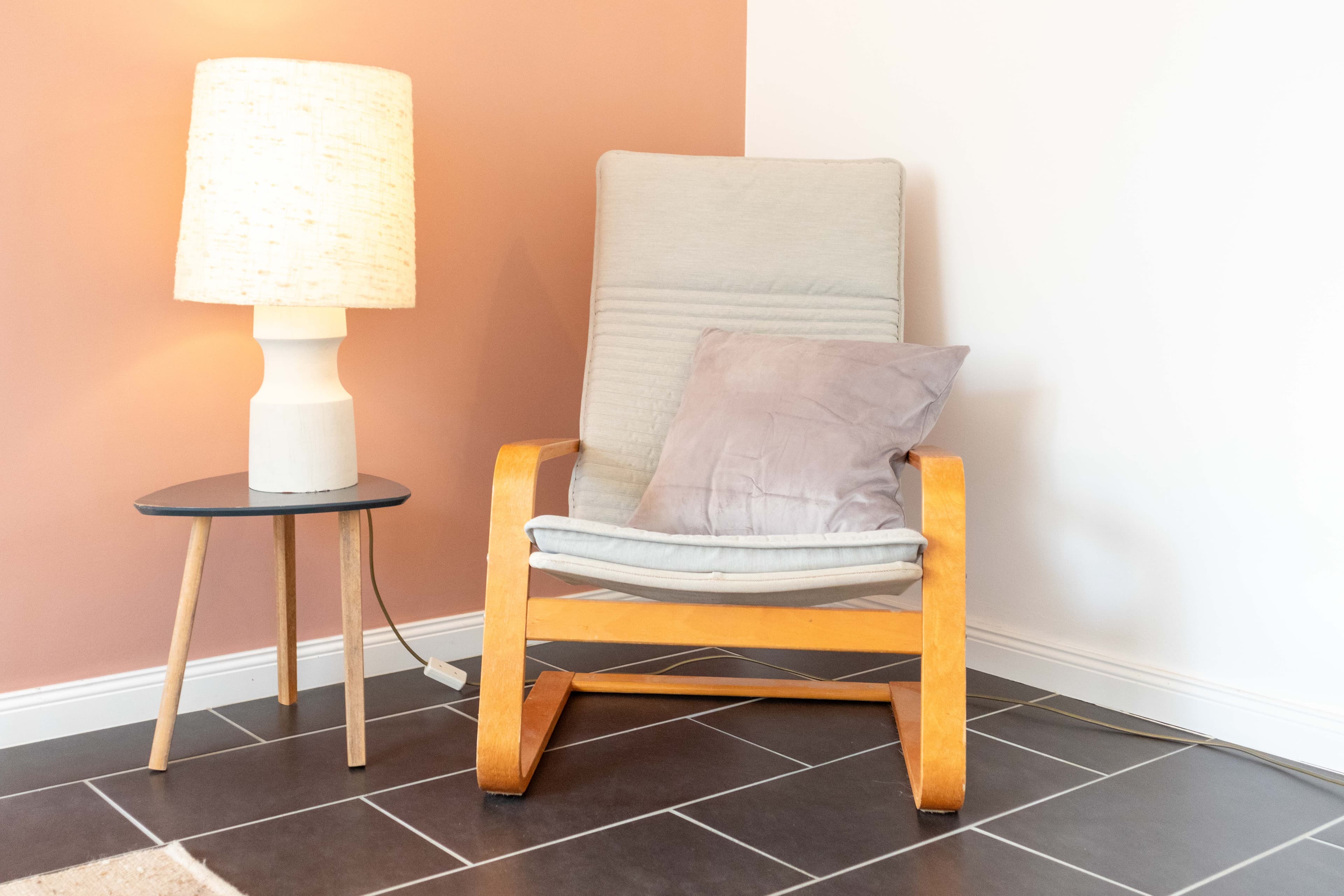 Leseplatz in der Ferienwohnung Stellah in der Lüneburger Heide