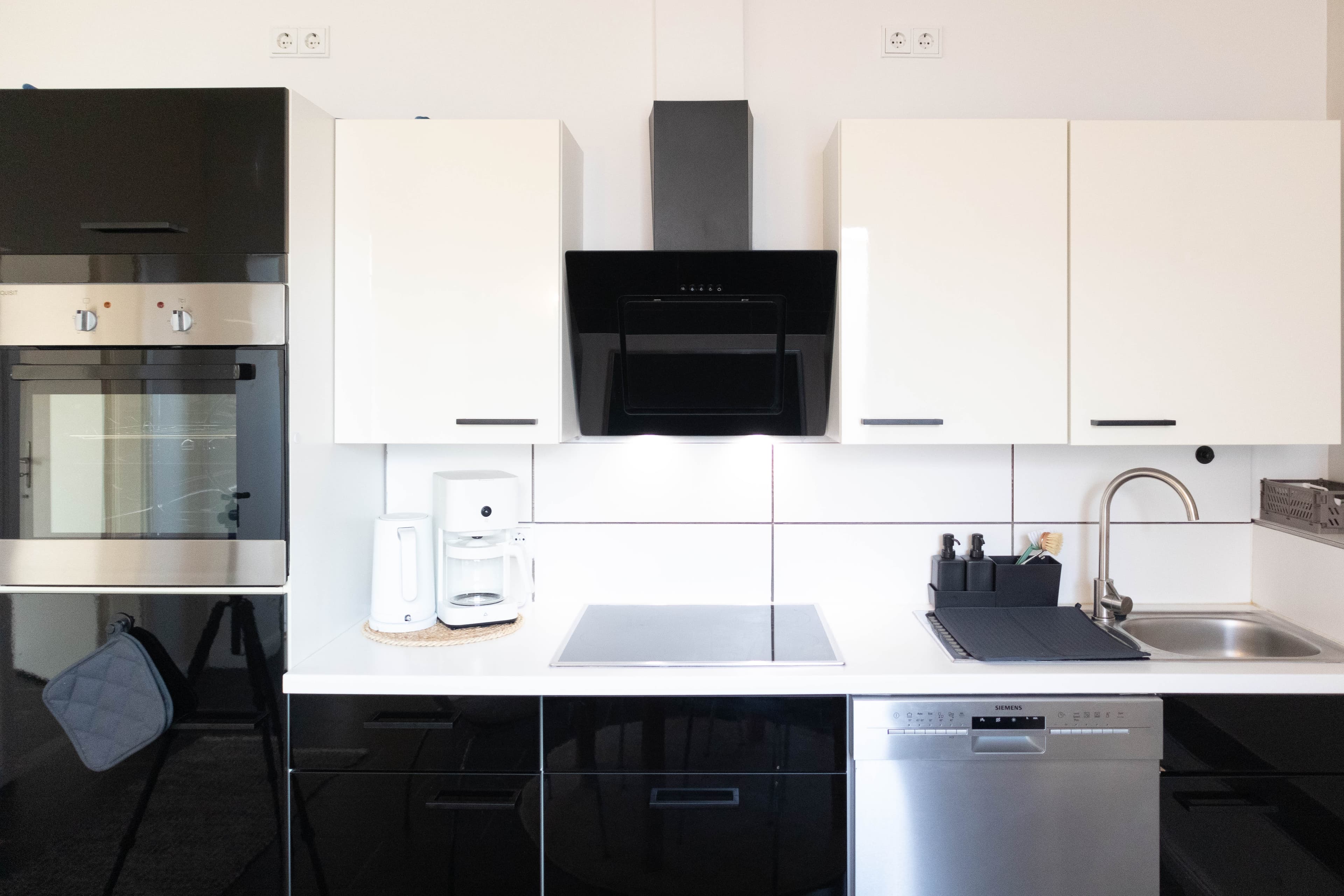 Moderne Küchenzeile in der Ferienwohnung Stellah in der Lüneburger Heide