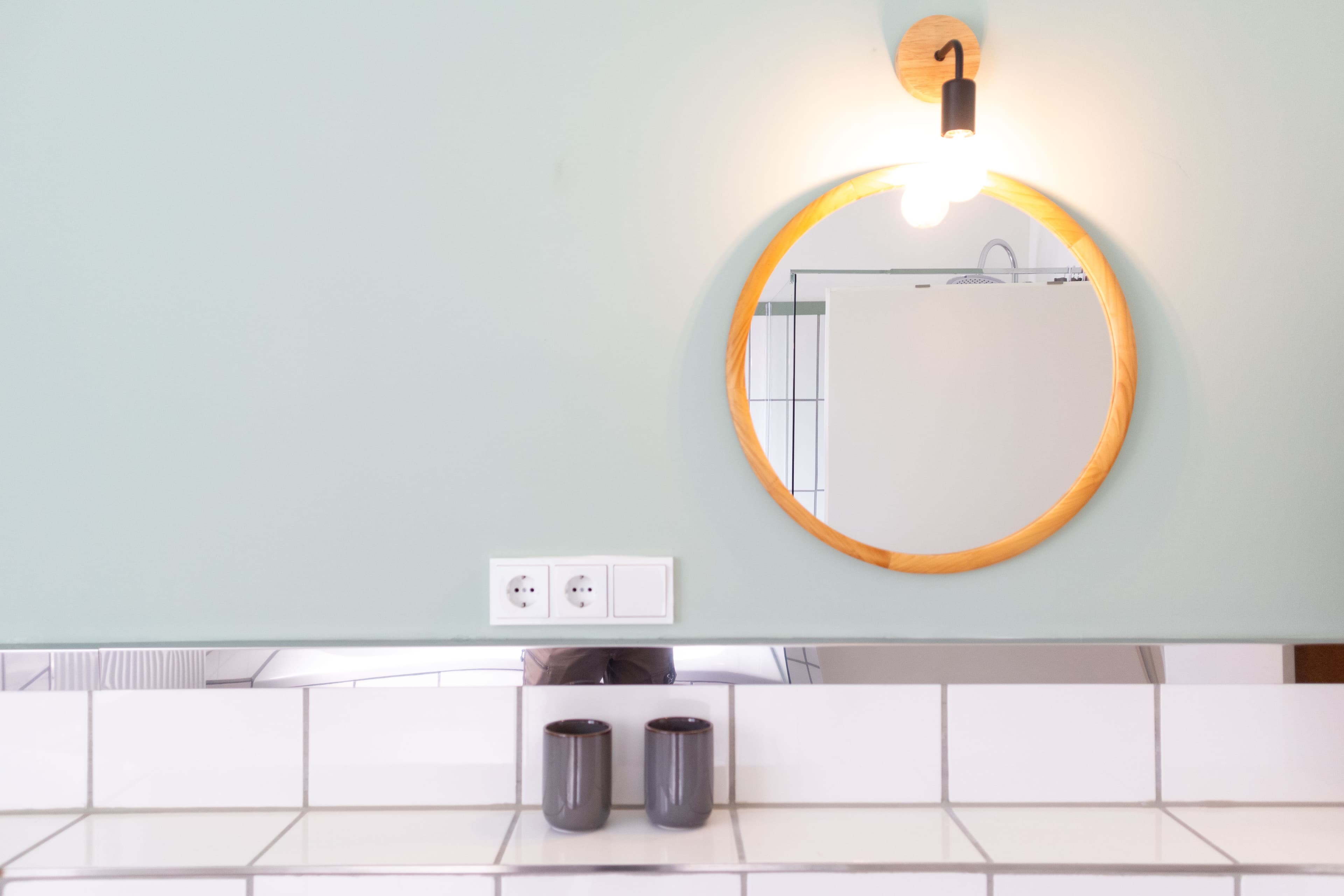 Badablage in der Ferienwohnung Stellah in der Lüneburger Heide