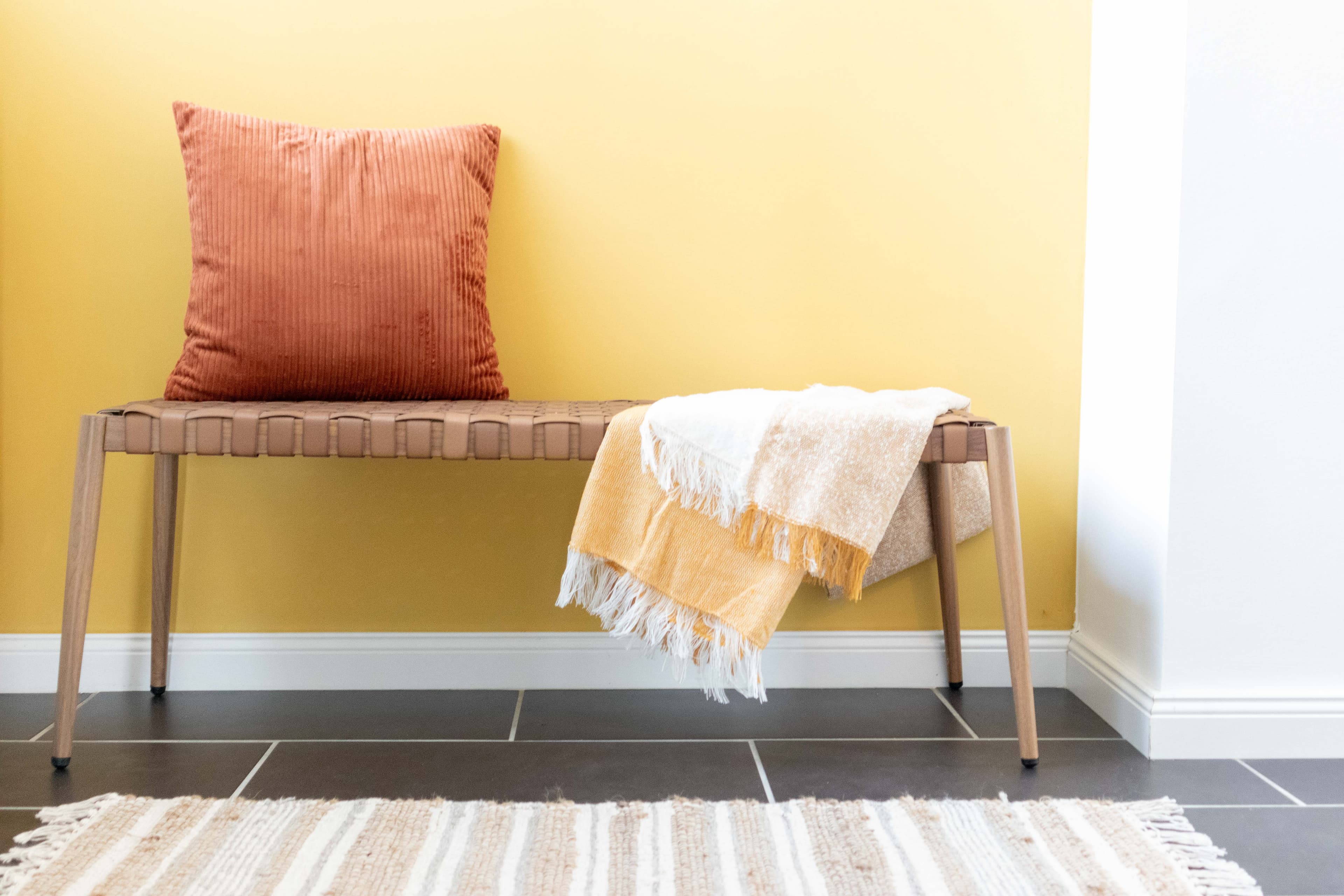 Sitzbank  in der Ferienwohnung Stellah in der Lüneburger Heide